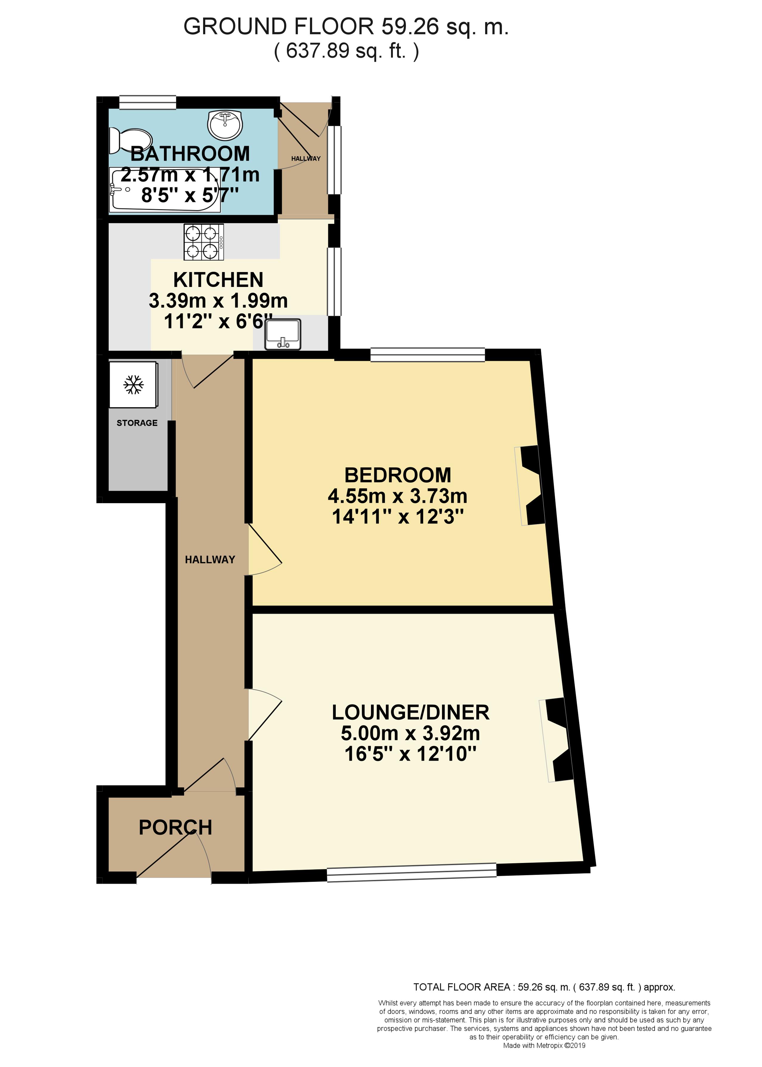 1 Bedrooms Flat for sale in Prospect Road, Tunbridge Wells TN2