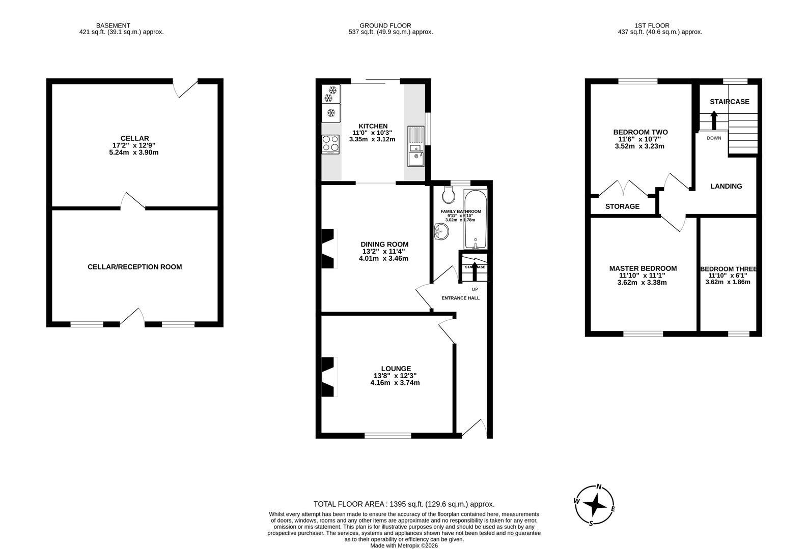 54, Fox Lane, Leyland floorplan