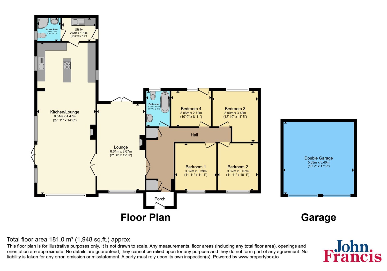 1 Homecroft Bungalows,, Saundersfoot, Pembrokeshire floorplan