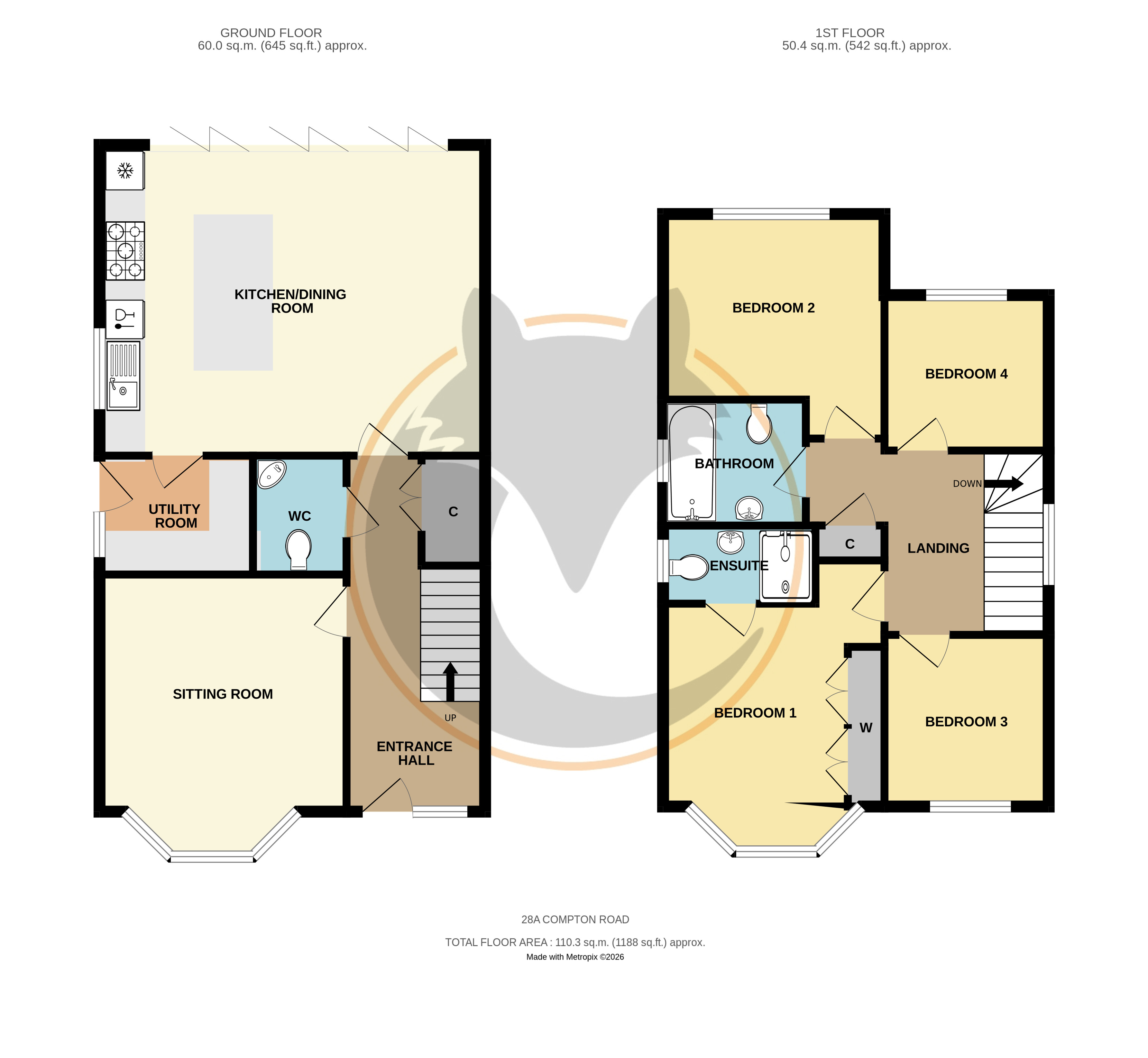 28A,, Compton Road, Hampshire floorplan