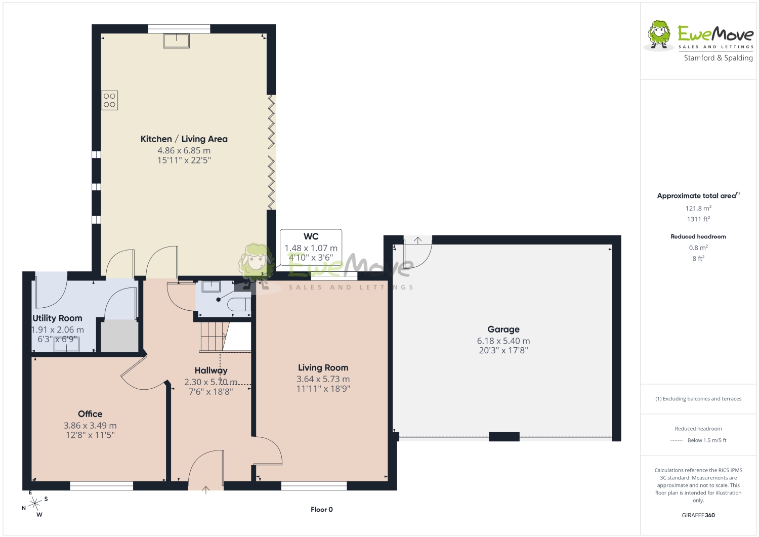 18, Old Station Yard, Bourne floorplan