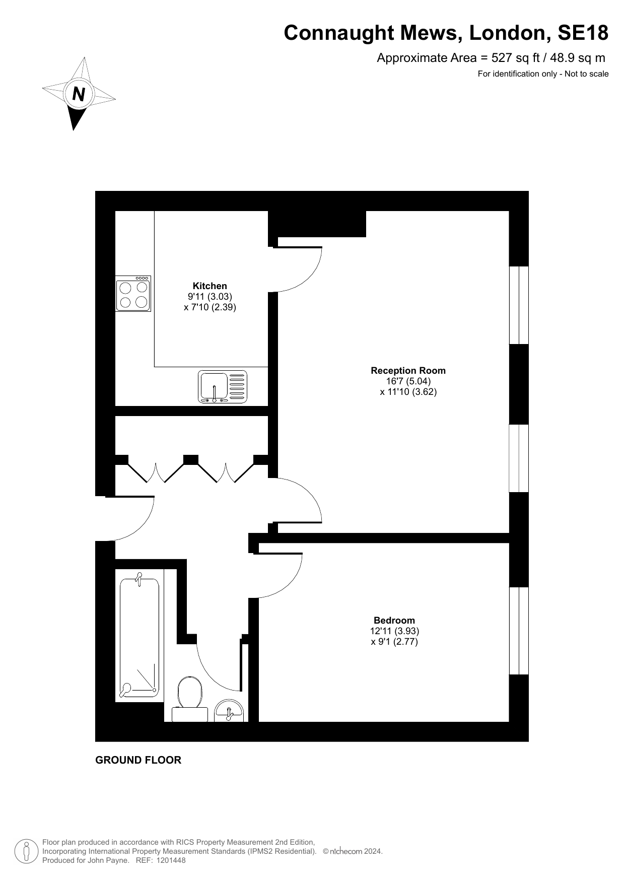 Connaught Mews, London floorplan