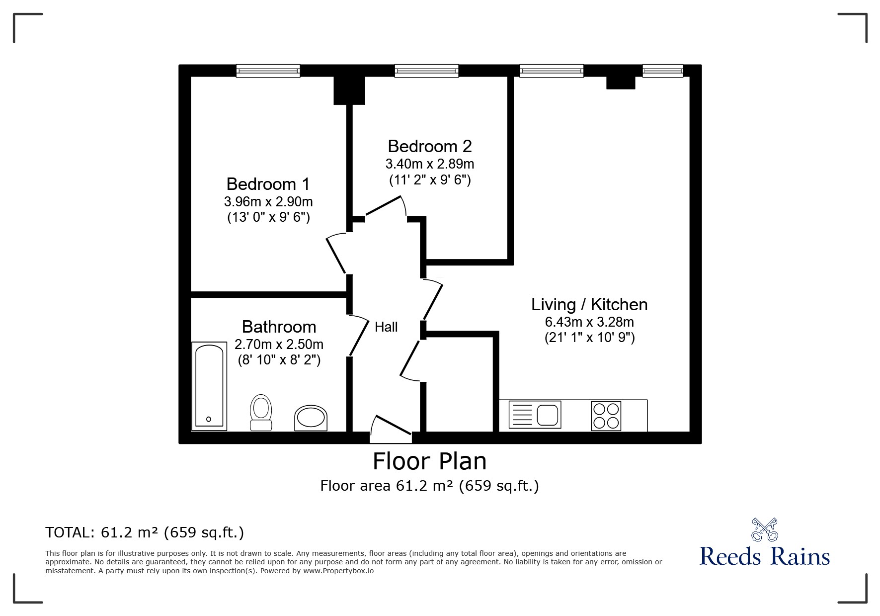 Apartment 266, 5, Blantyre Street, Greater Manchester floorplan
