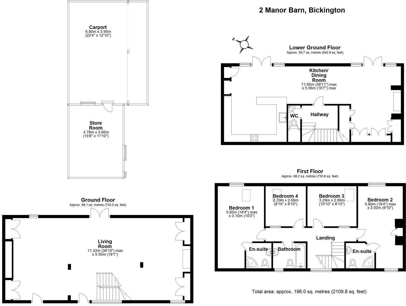 2 Manor Barn, Newton Abbot floorplan