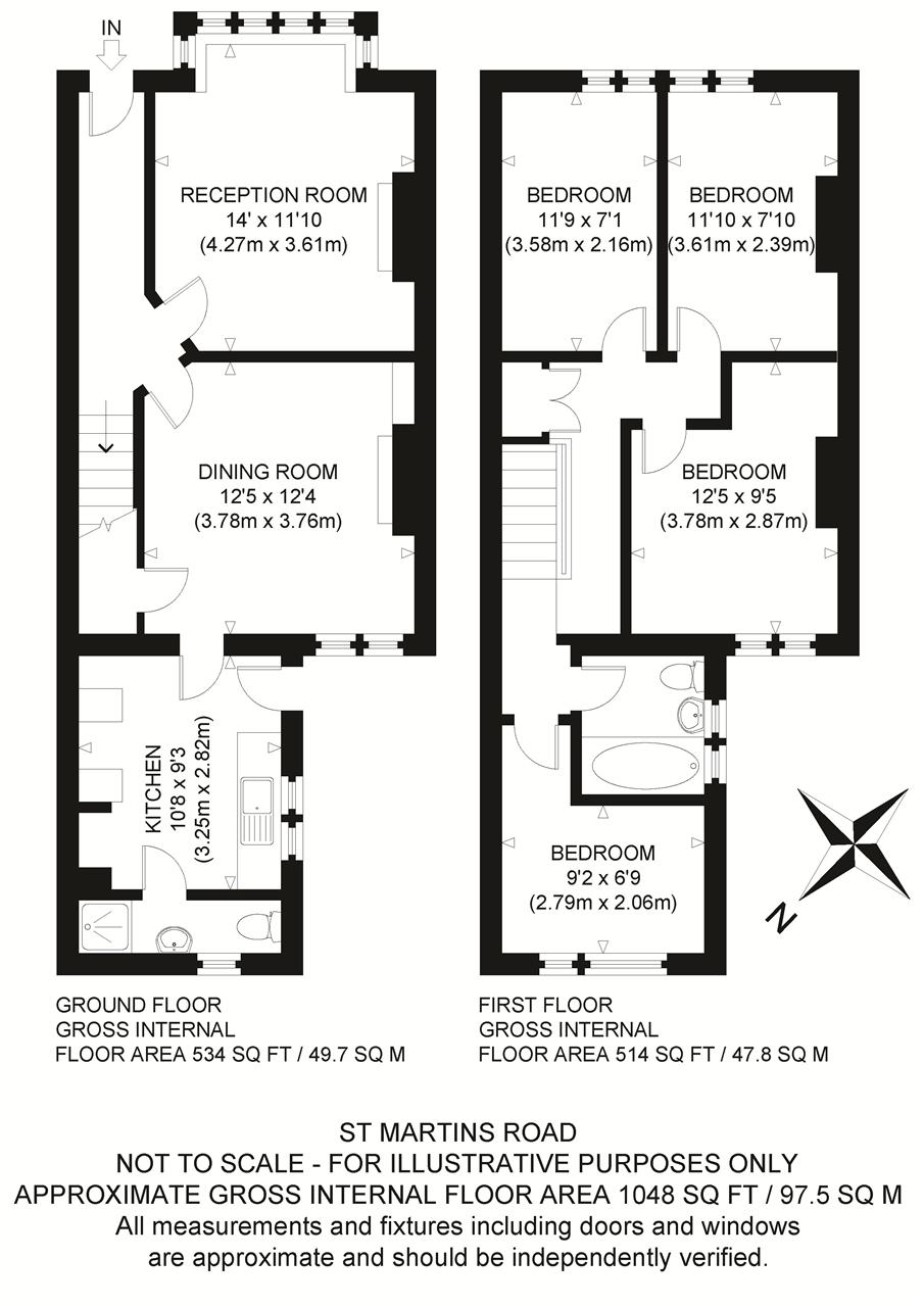 29, St Martins Road, Canterbury floorplan