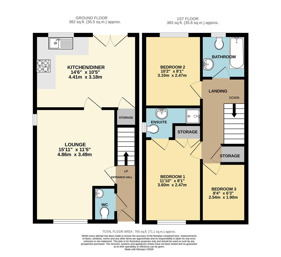 15, Rowan Road, Leicester floorplan