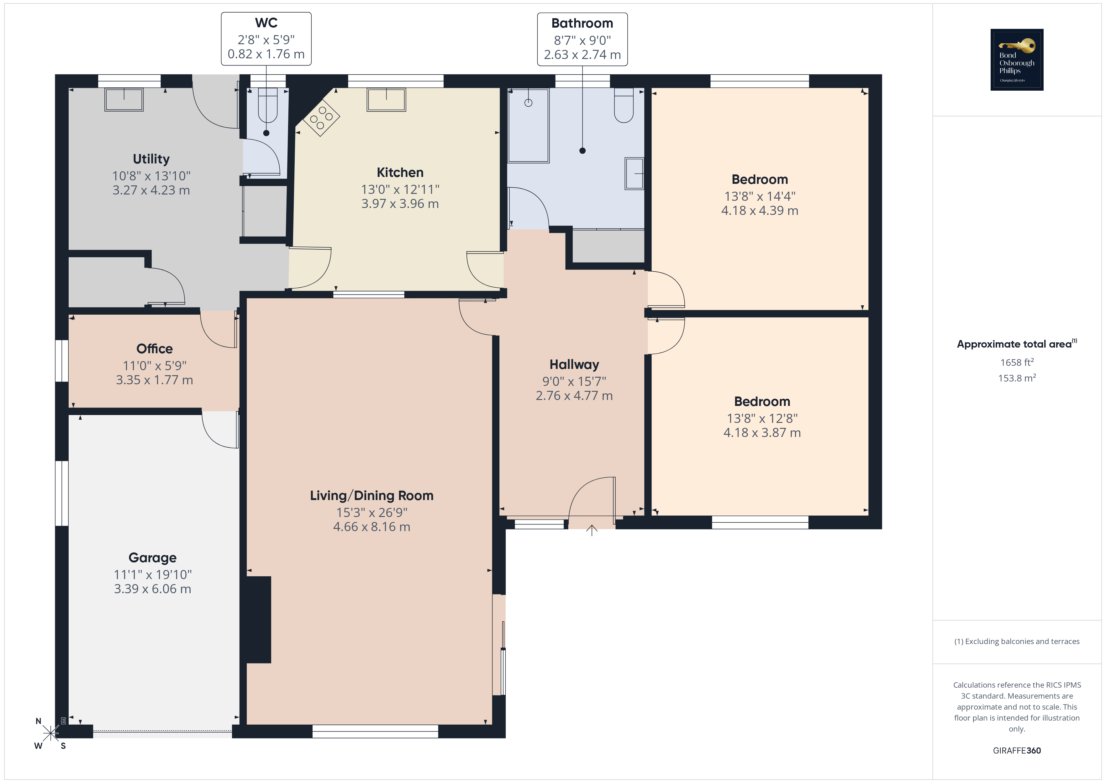 Woodlands,, Wetherham Lane, Bodmin floorplan
