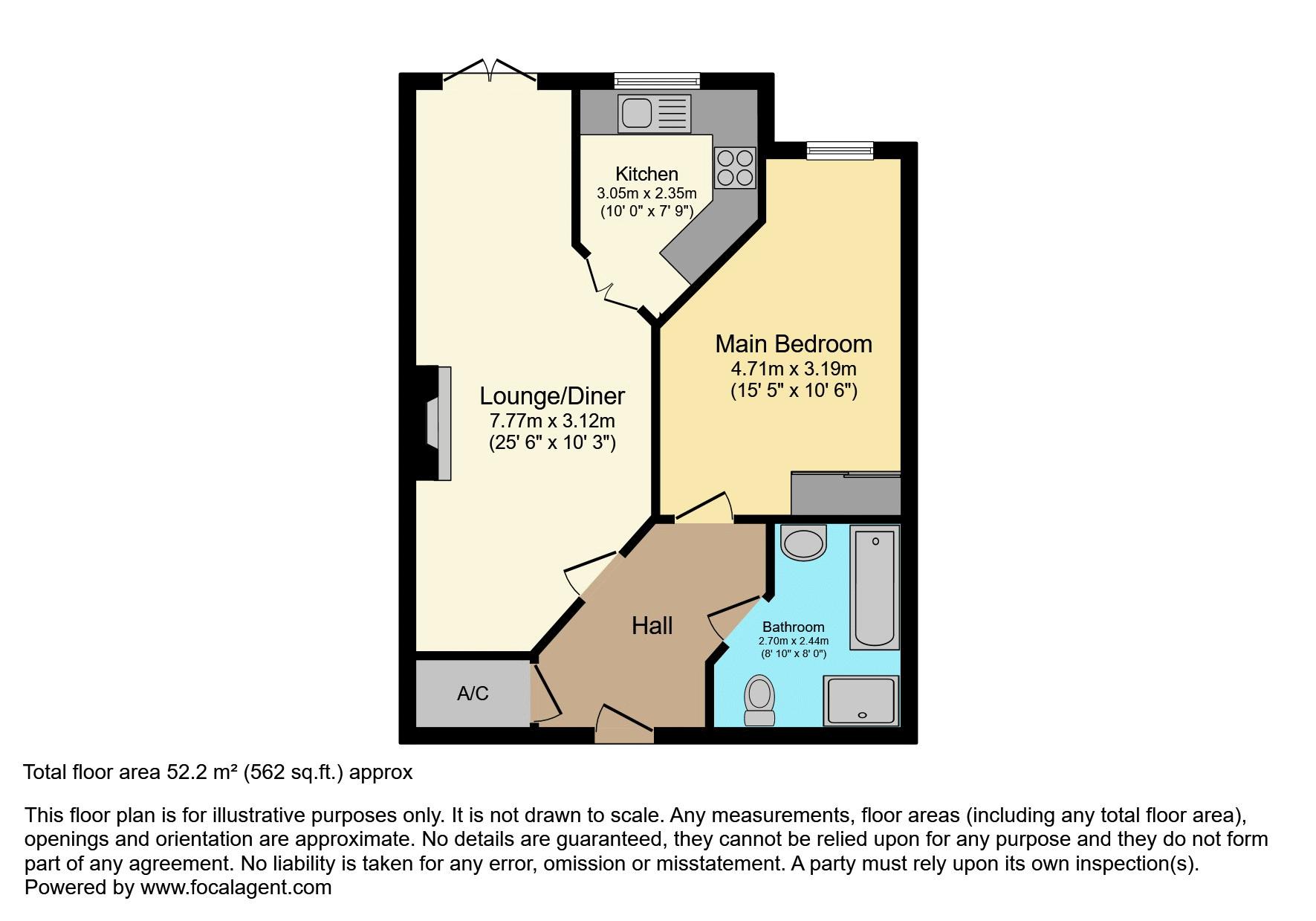 27, Aire Valley Court, Bingley floorplan
