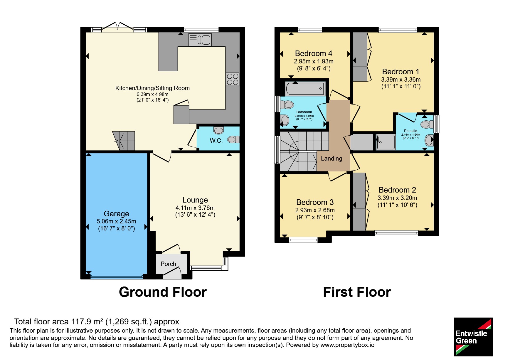 65, Grasmere Avenue, Leyland floorplan