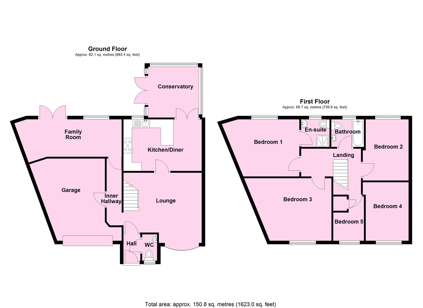 4, Fallow Close, Leicester floorplan