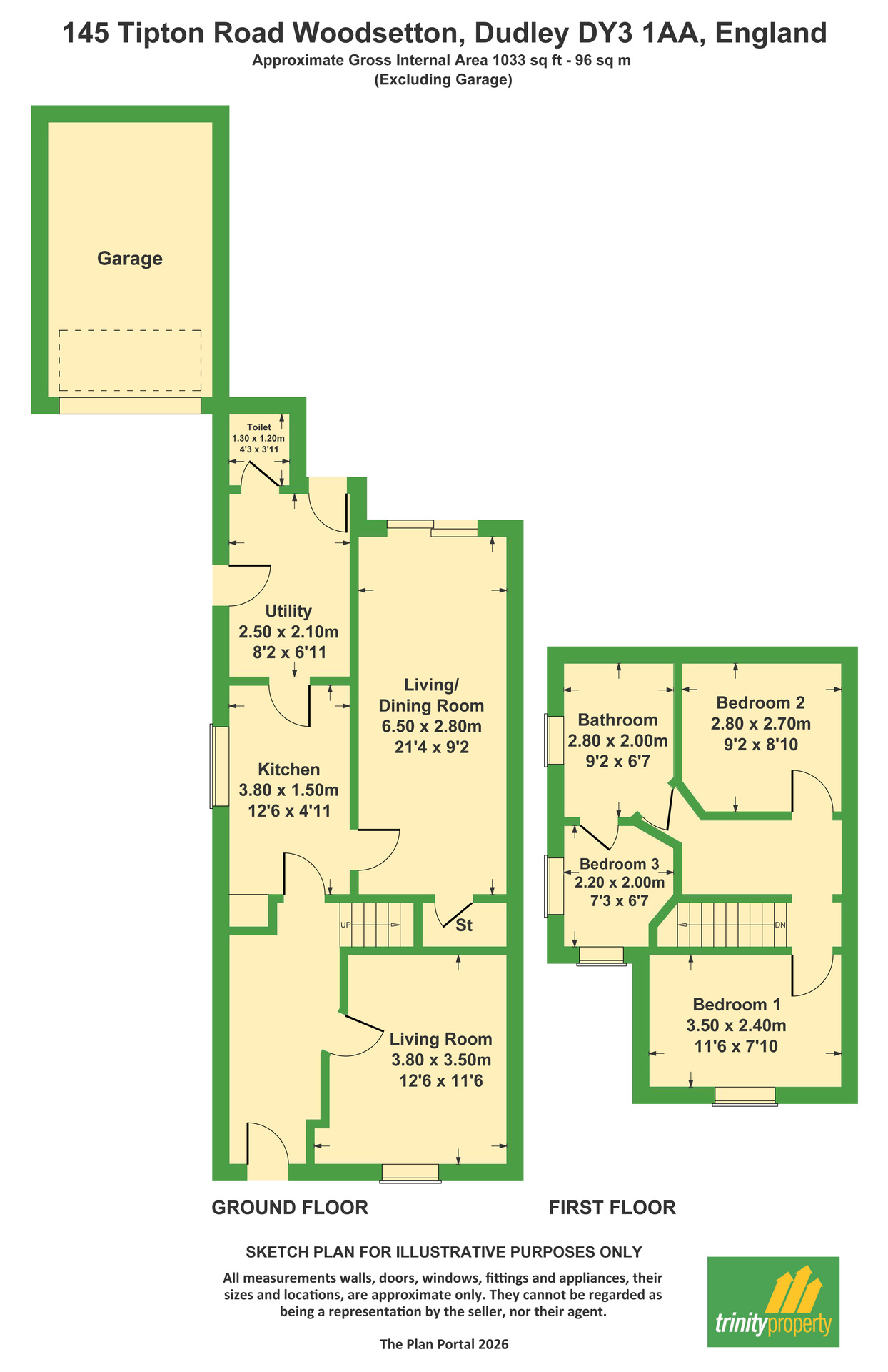 145 Tipton Road, Dudley floorplan