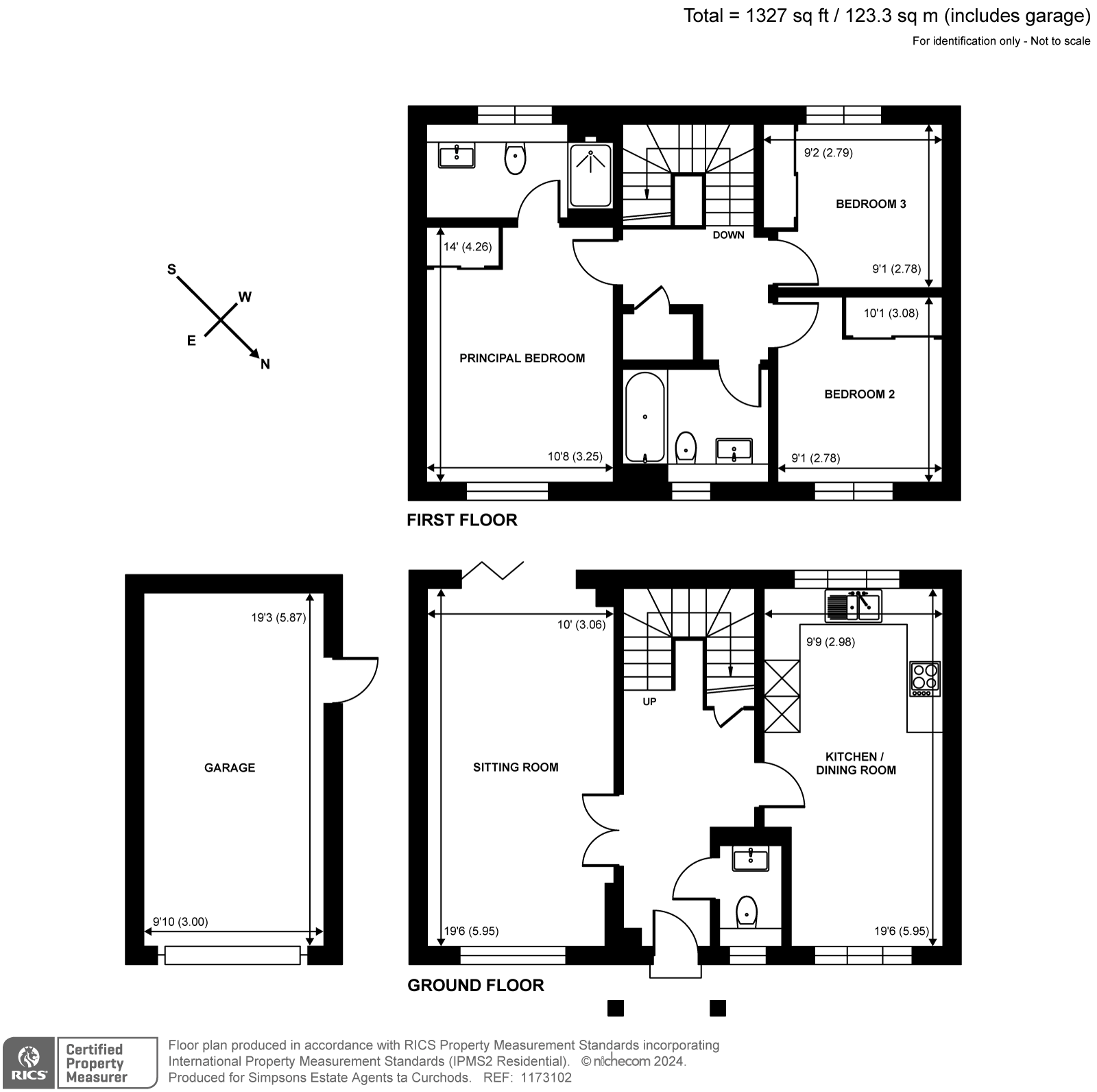 7, Walnut Tree Gardens, West Horsley floorplan