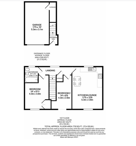5 Newbolt Close, Stowmarket floorplan