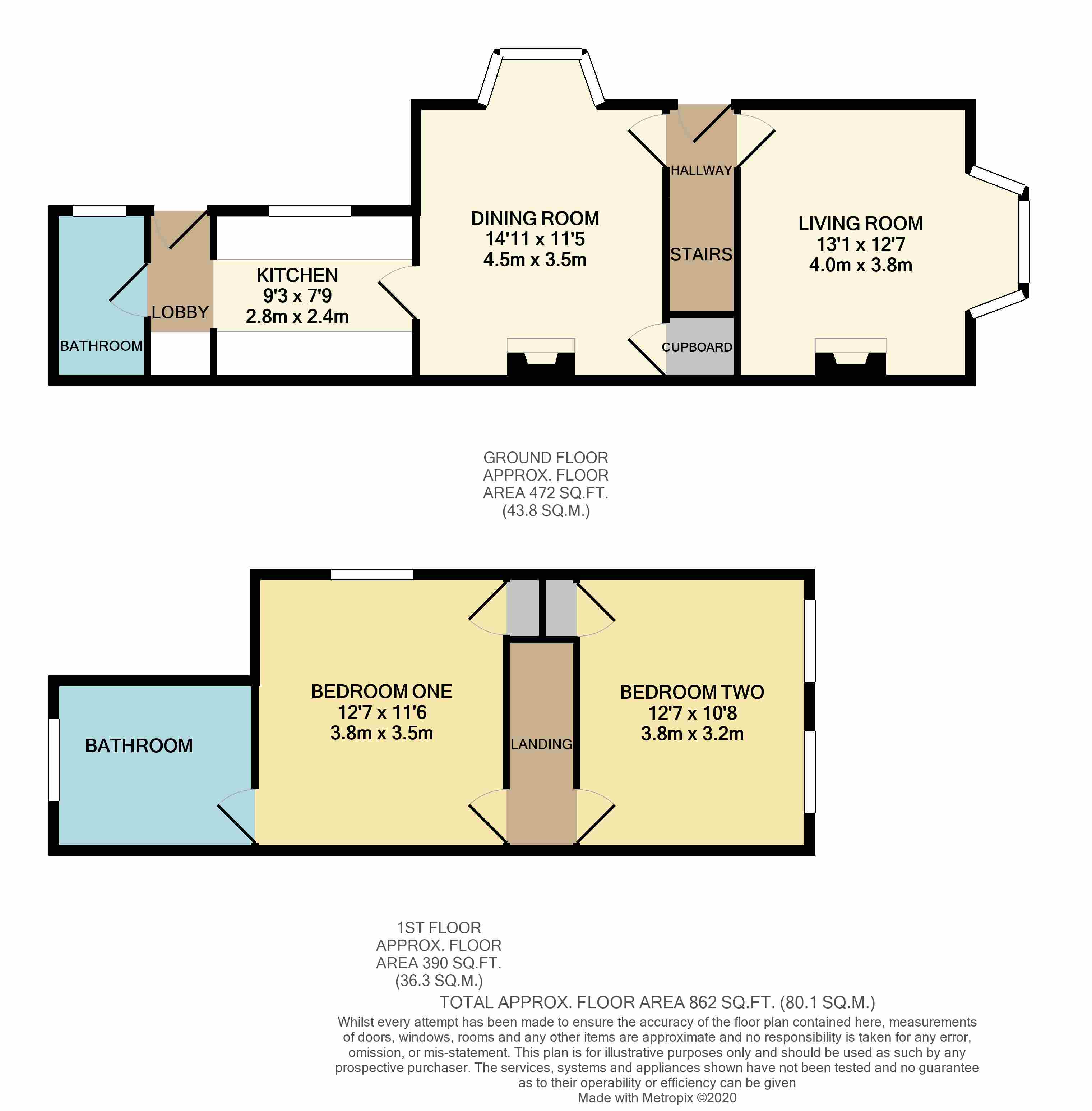 41, Queens Avenue, Snodland floorplan