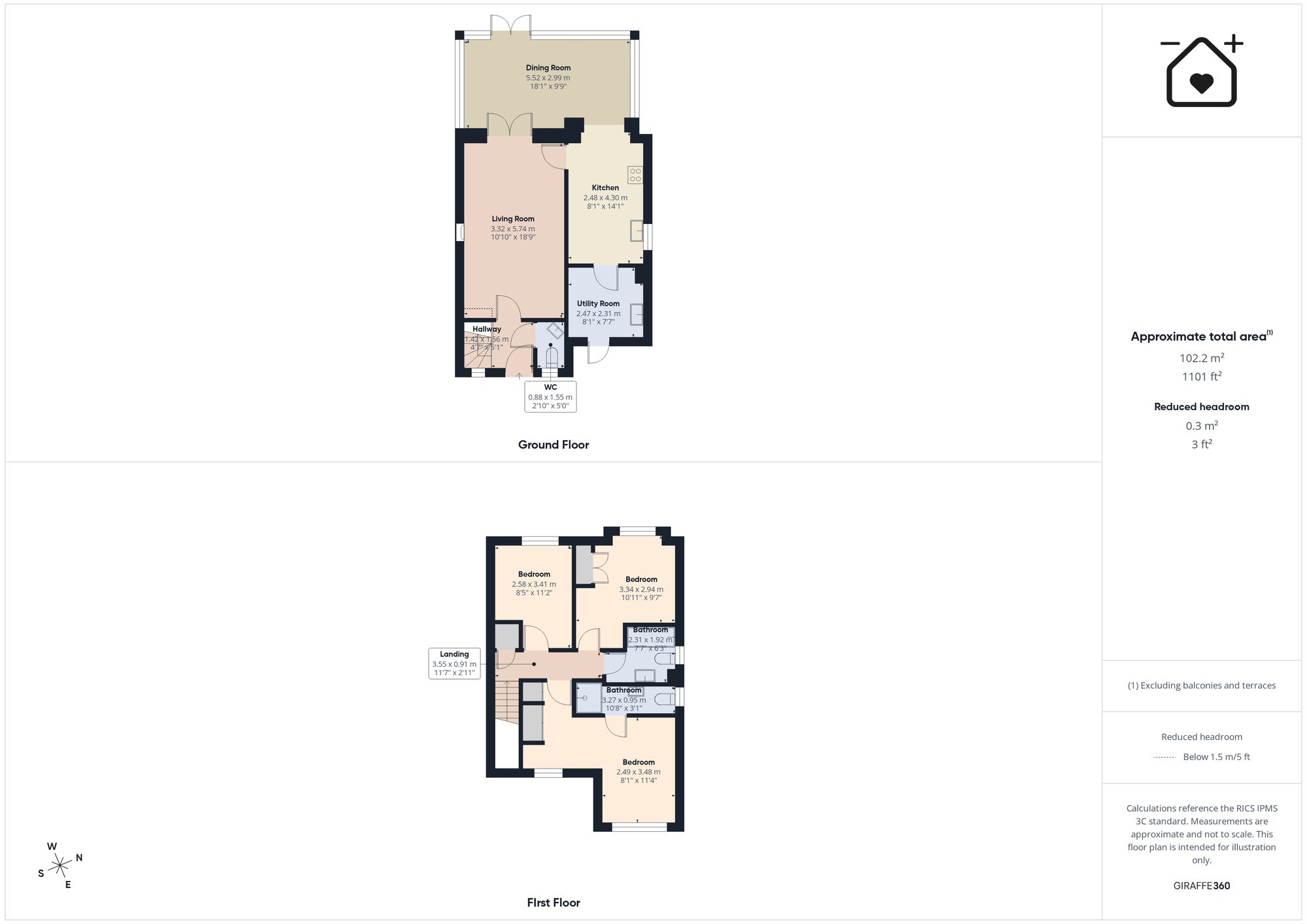 54 Cilgant Y Meillion, Barry floorplan