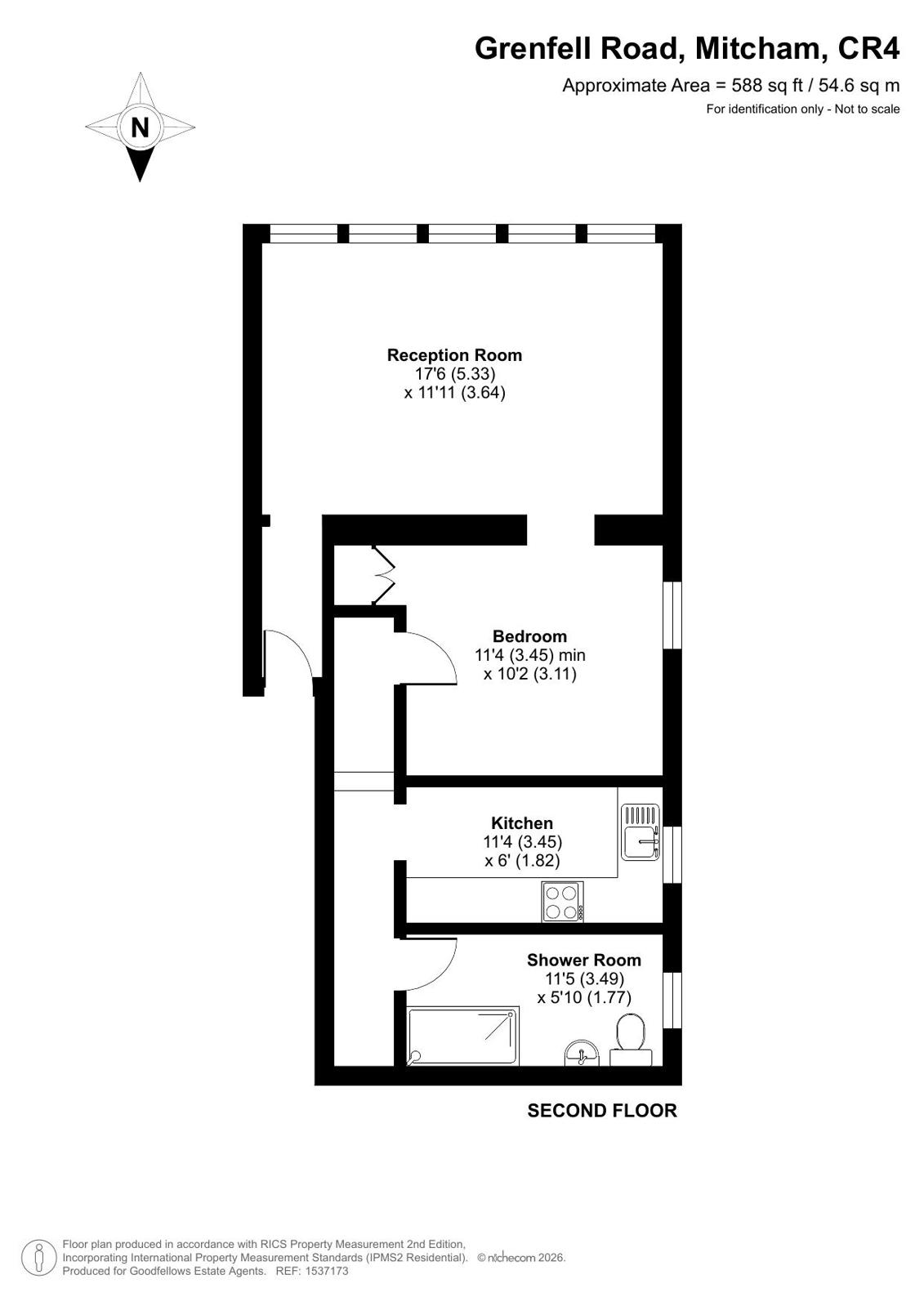 Grenfell Road, Mitcham floorplan