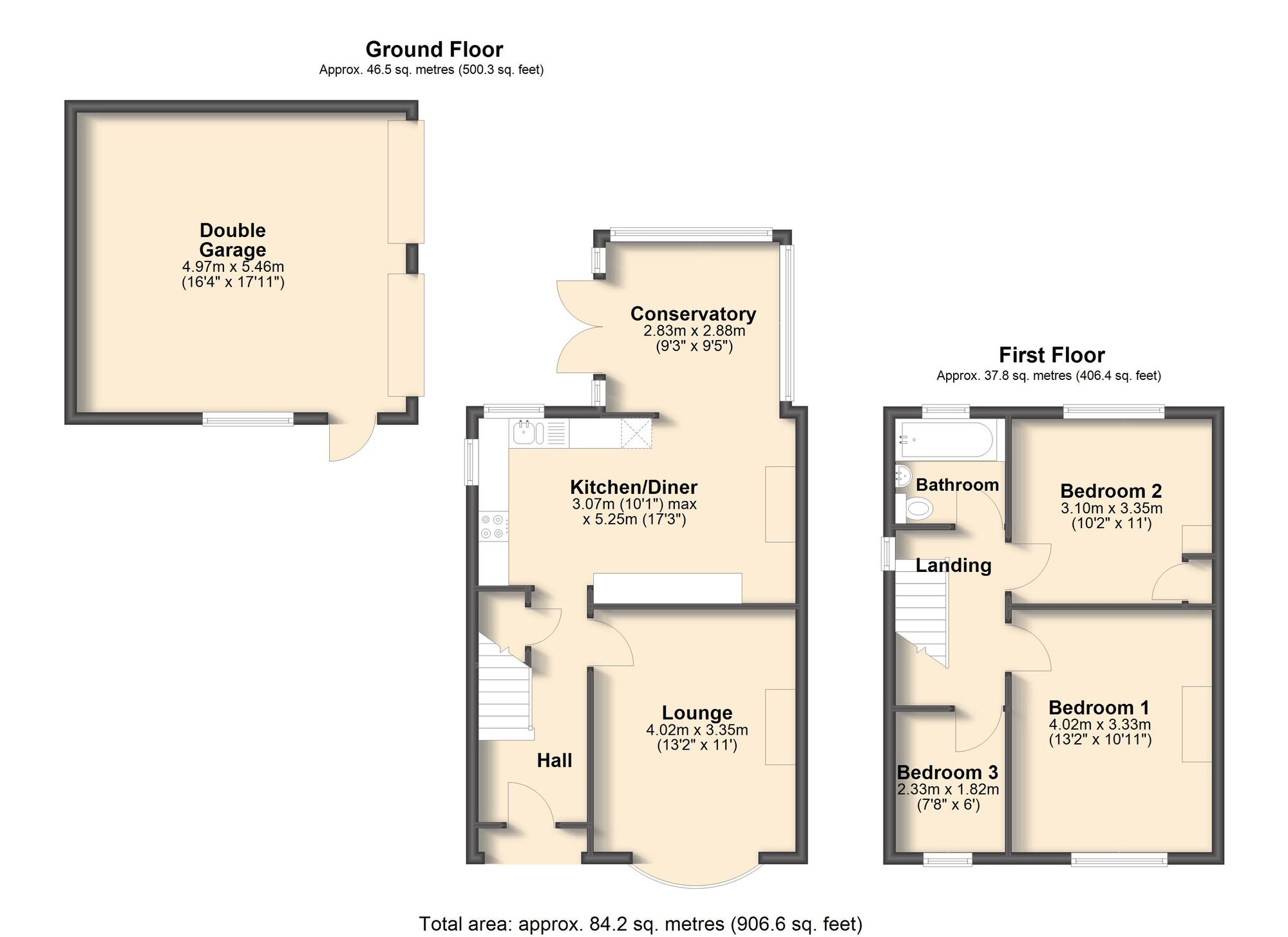 35 Dunston Lane, Chesterfield floorplan