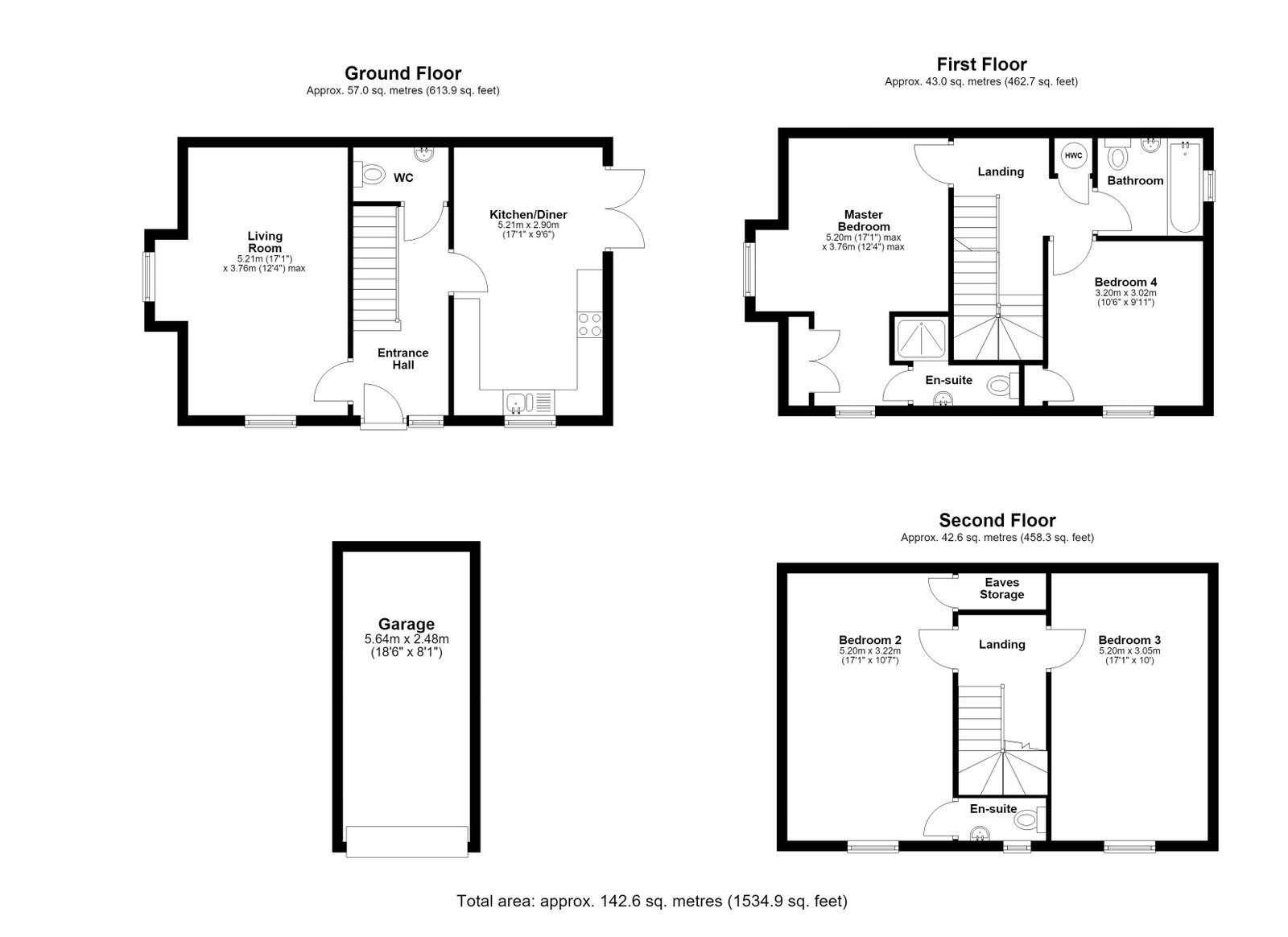 1, Fair Isle View, Milton Keynes floorplan