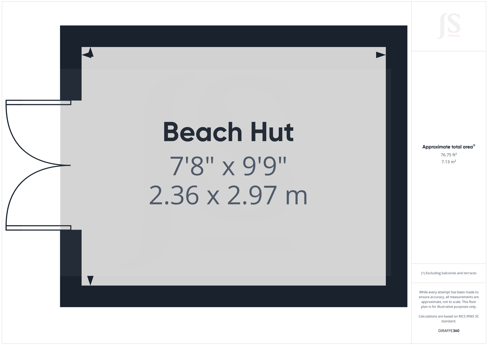 17 Beach Hut Widewater Lagoon, Brighton Road, Lancing floorplan