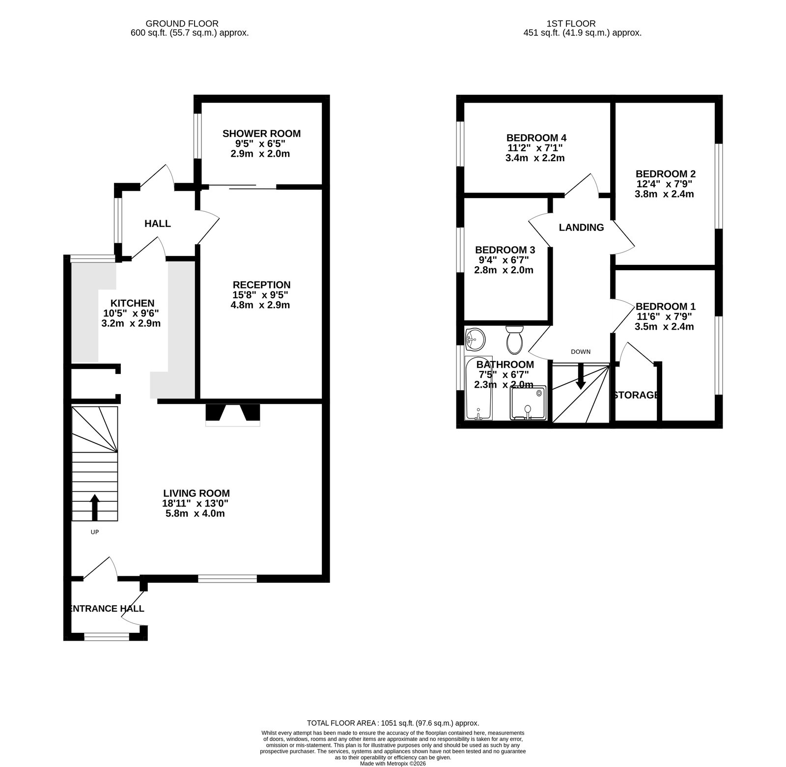 15, Portal Road, Southampton floorplan