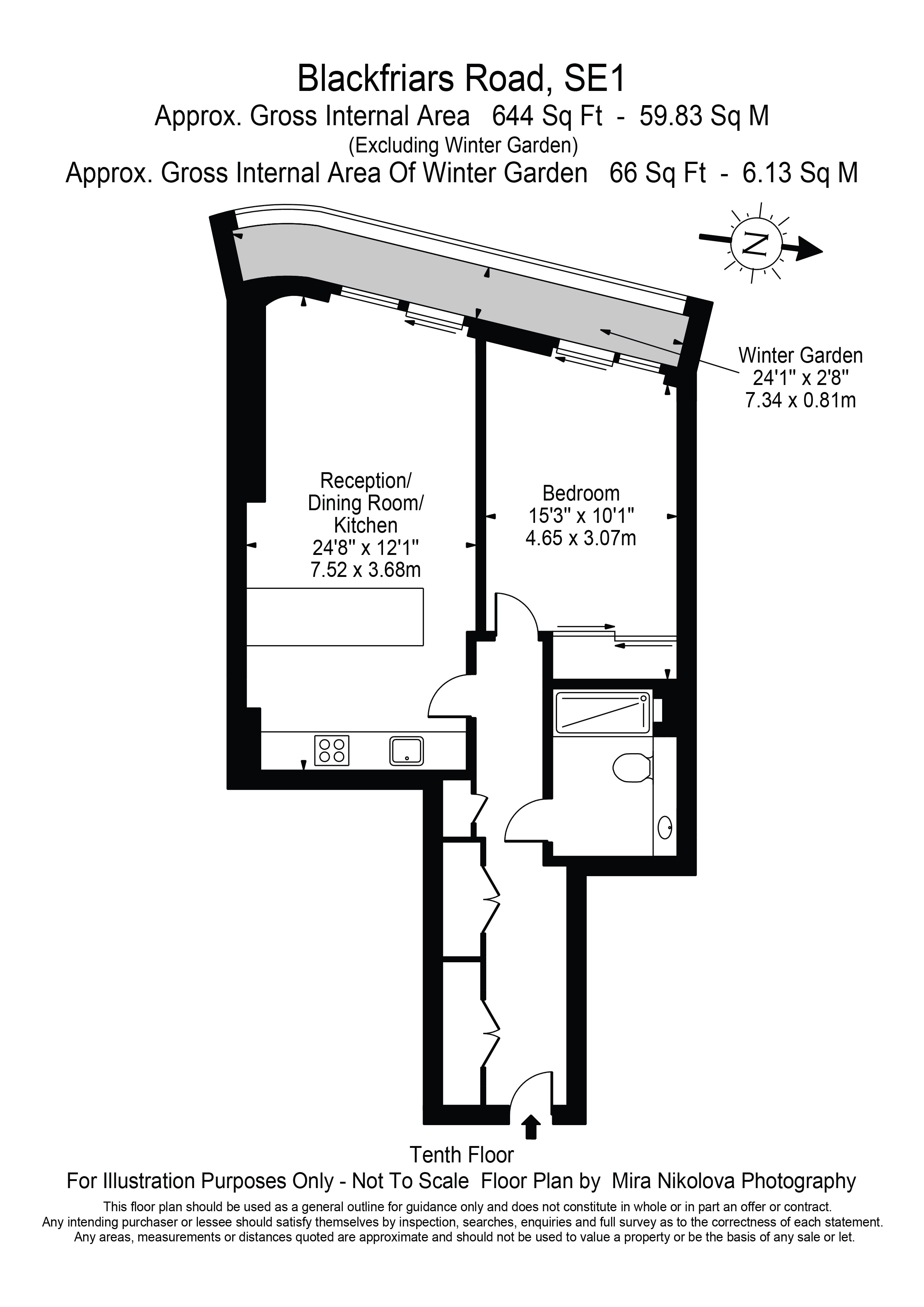 1 Bedrooms Flat to rent in Blackfriars Road, London SE1