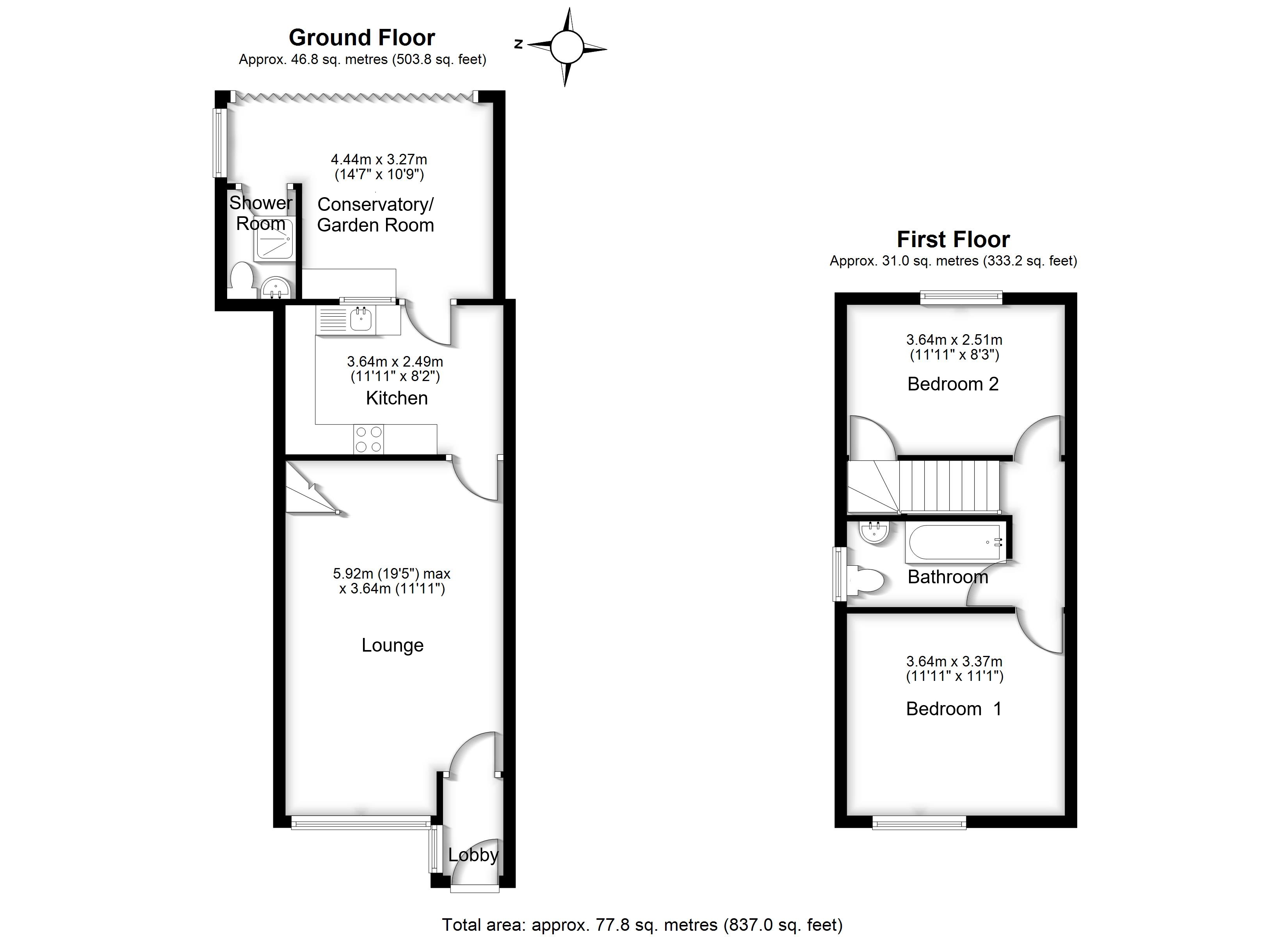 34, Broom Grove, Hertfordshire floorplan