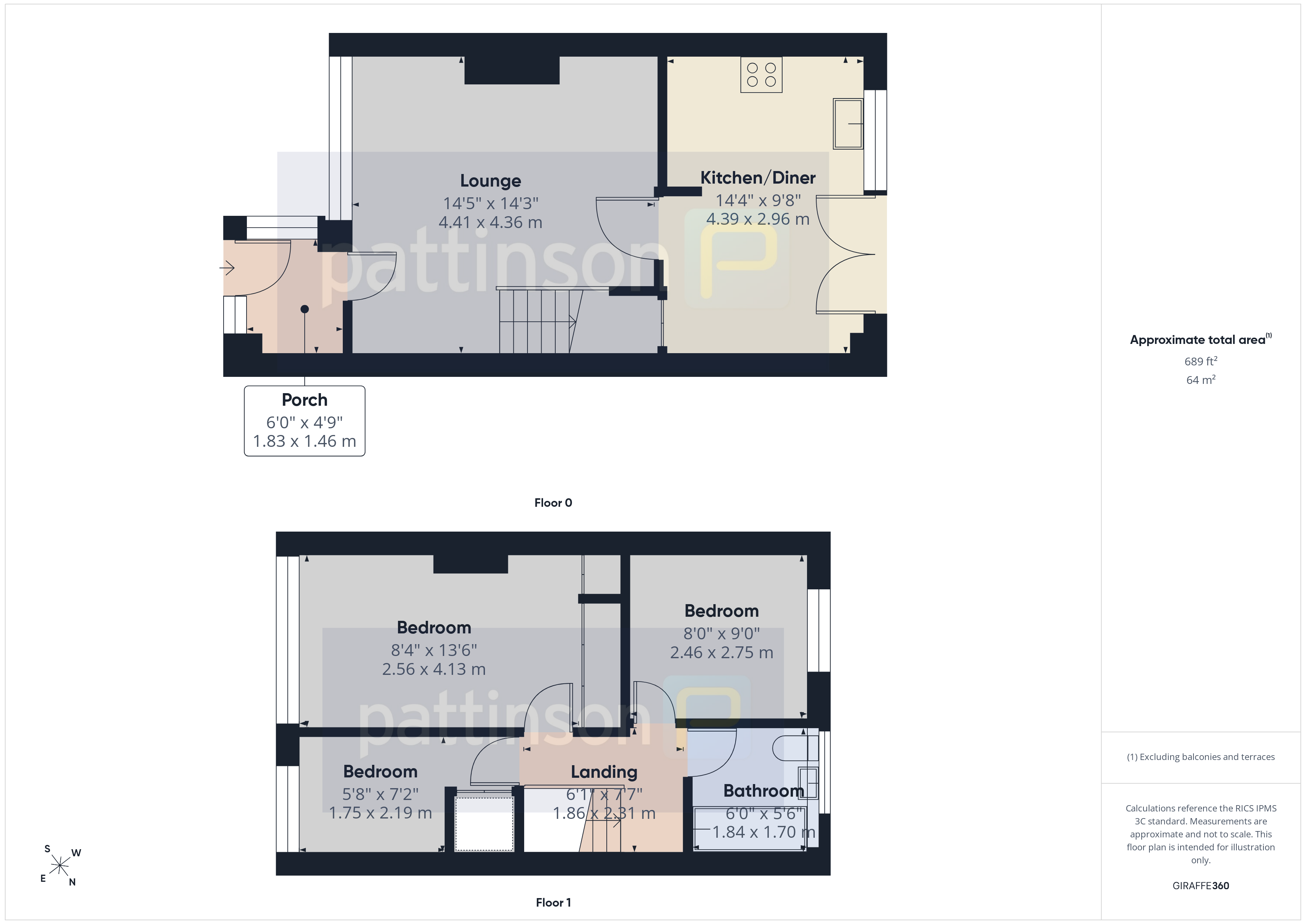 32, Benfield Close, Consett floorplan