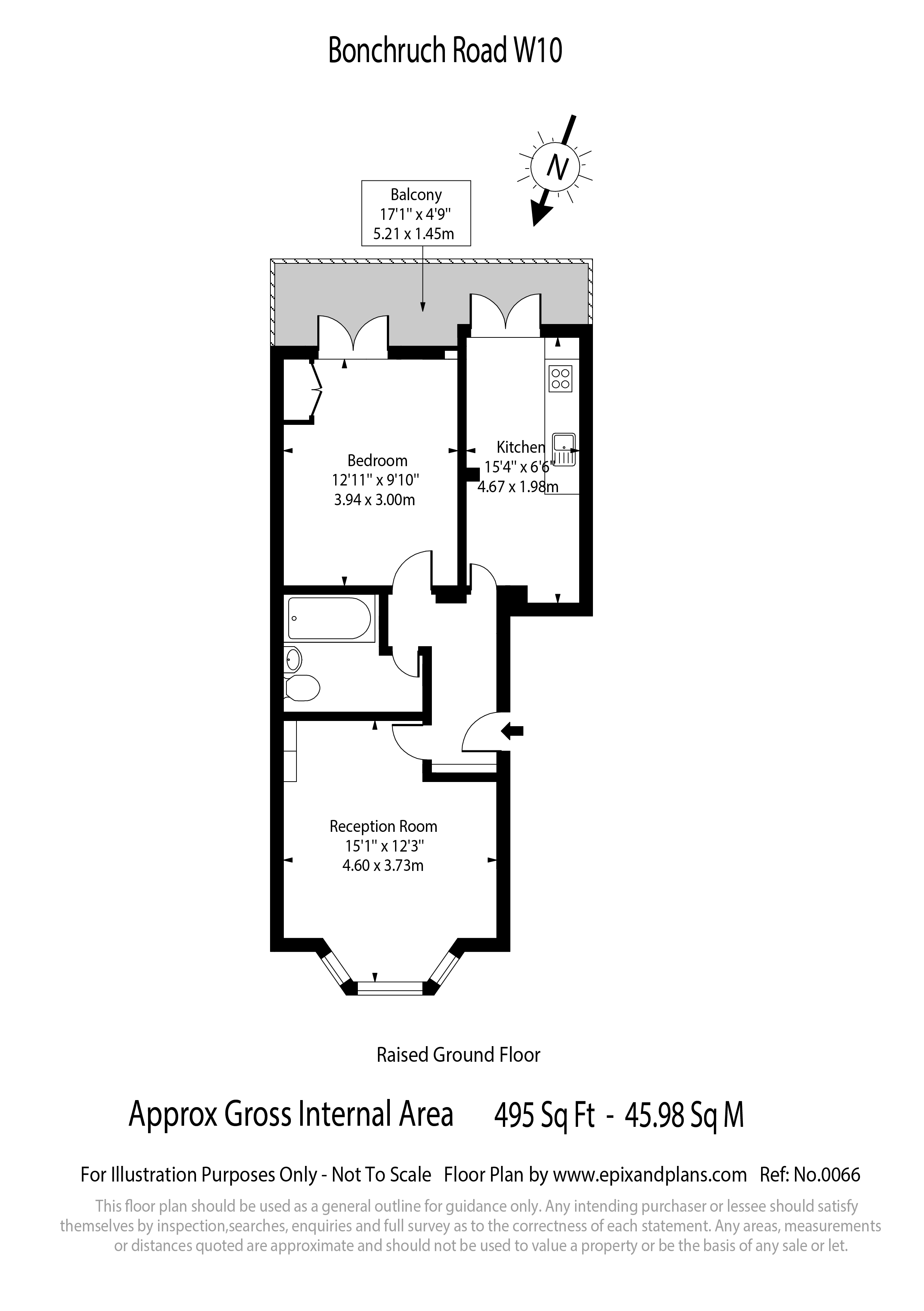 Bonchurch Road, London floorplan