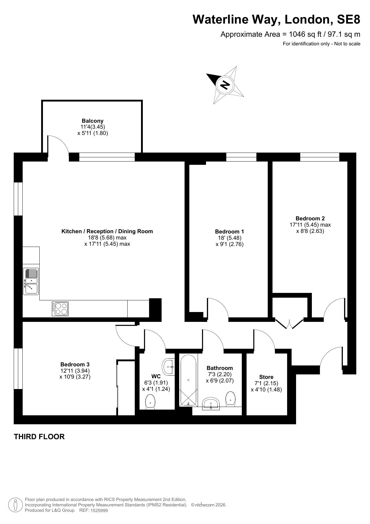 Waterline Way, Deptford floorplan