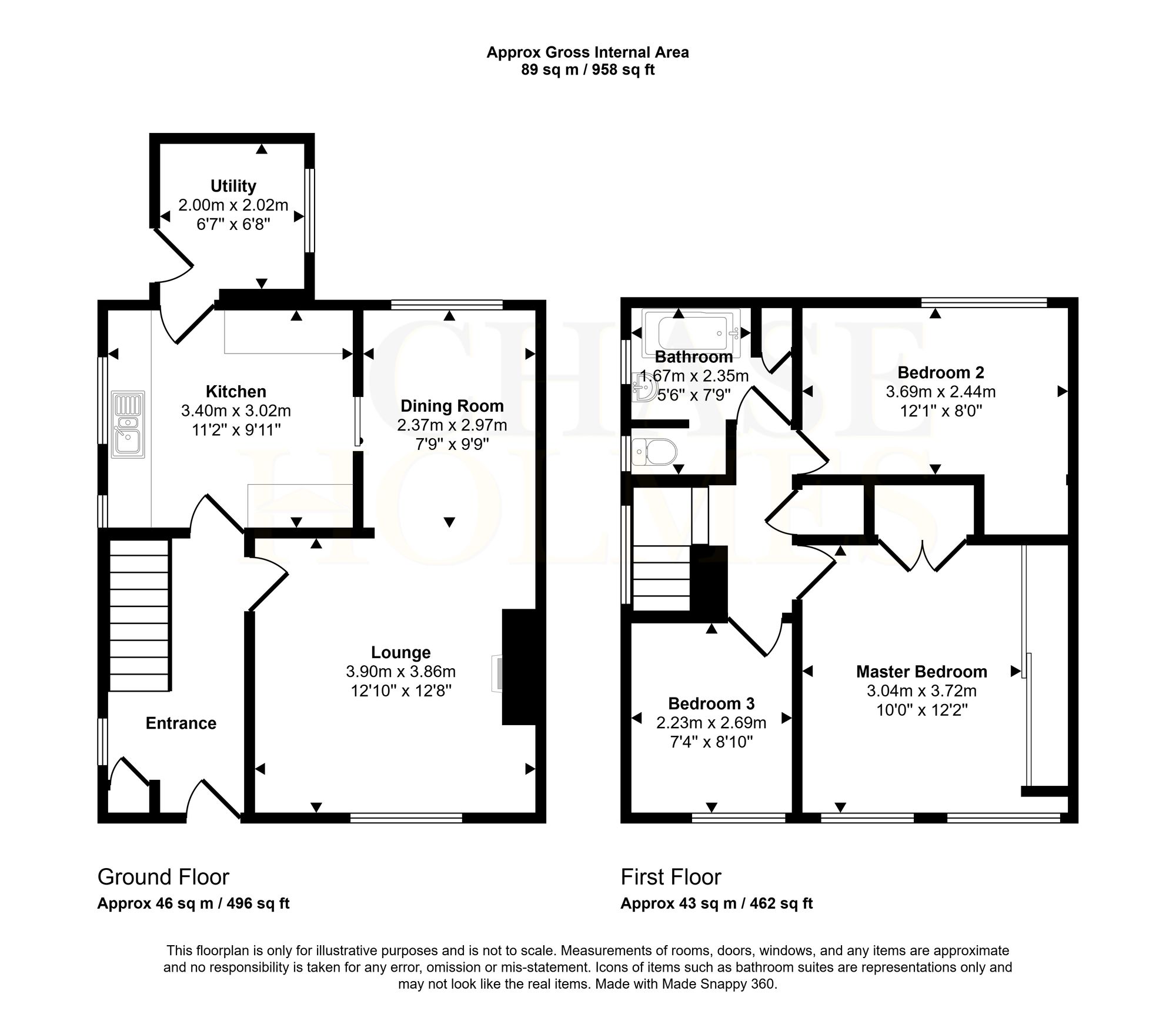 40 Railway Street, Hebburn floorplan