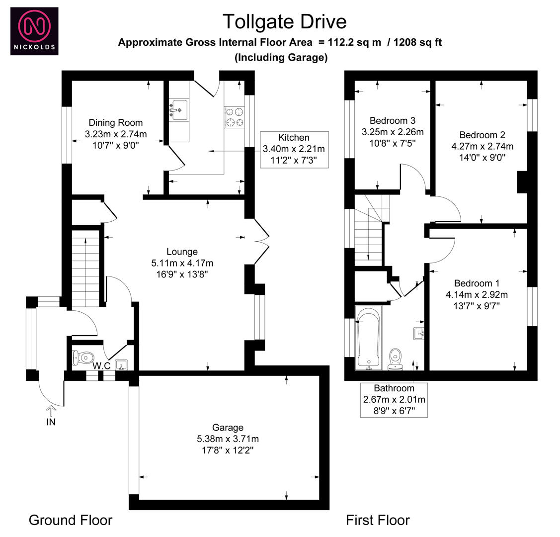 36, Tollgate Drive, Colchester floorplan