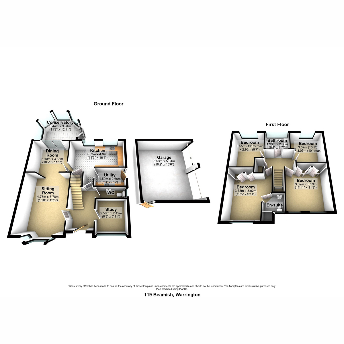 119, Beamish Close, Stretton floorplan
