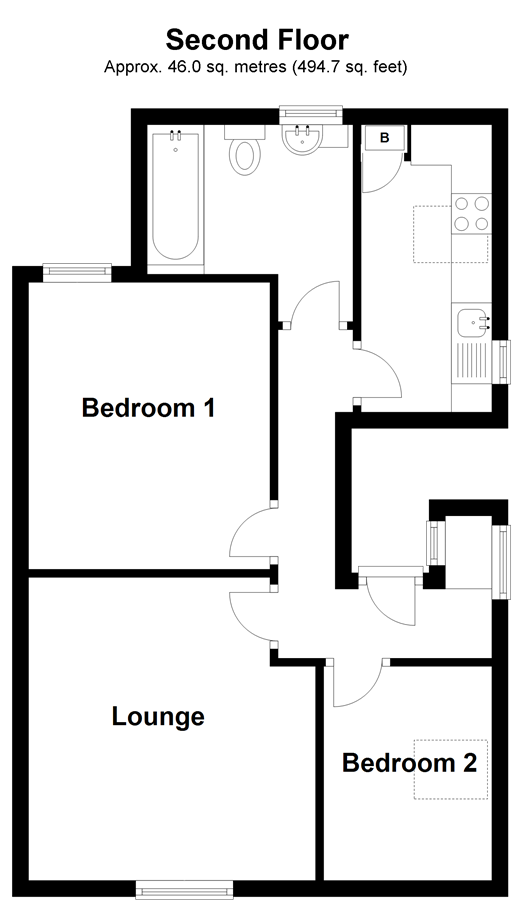 2 Bedrooms Flat for sale in Clarendon Road, Wallington, Surrey SM6