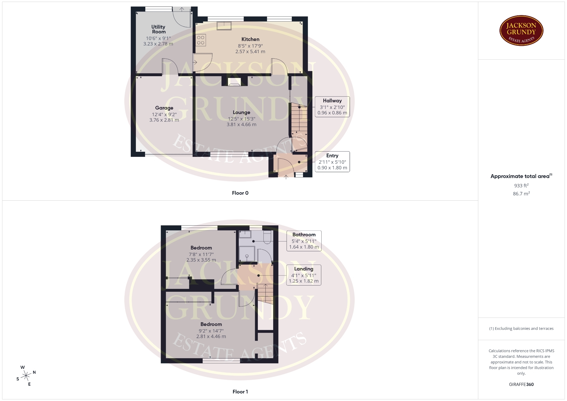 43, Aynho Crescent, Northampton floorplan