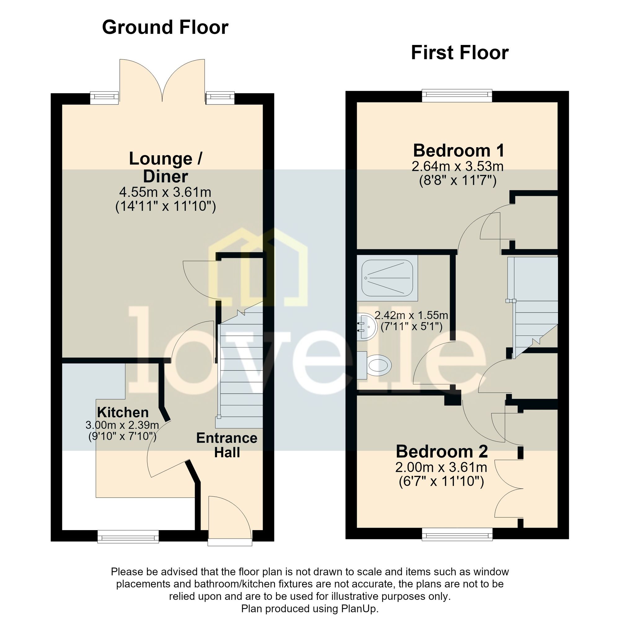 15 Bradley Close, Louth floorplan