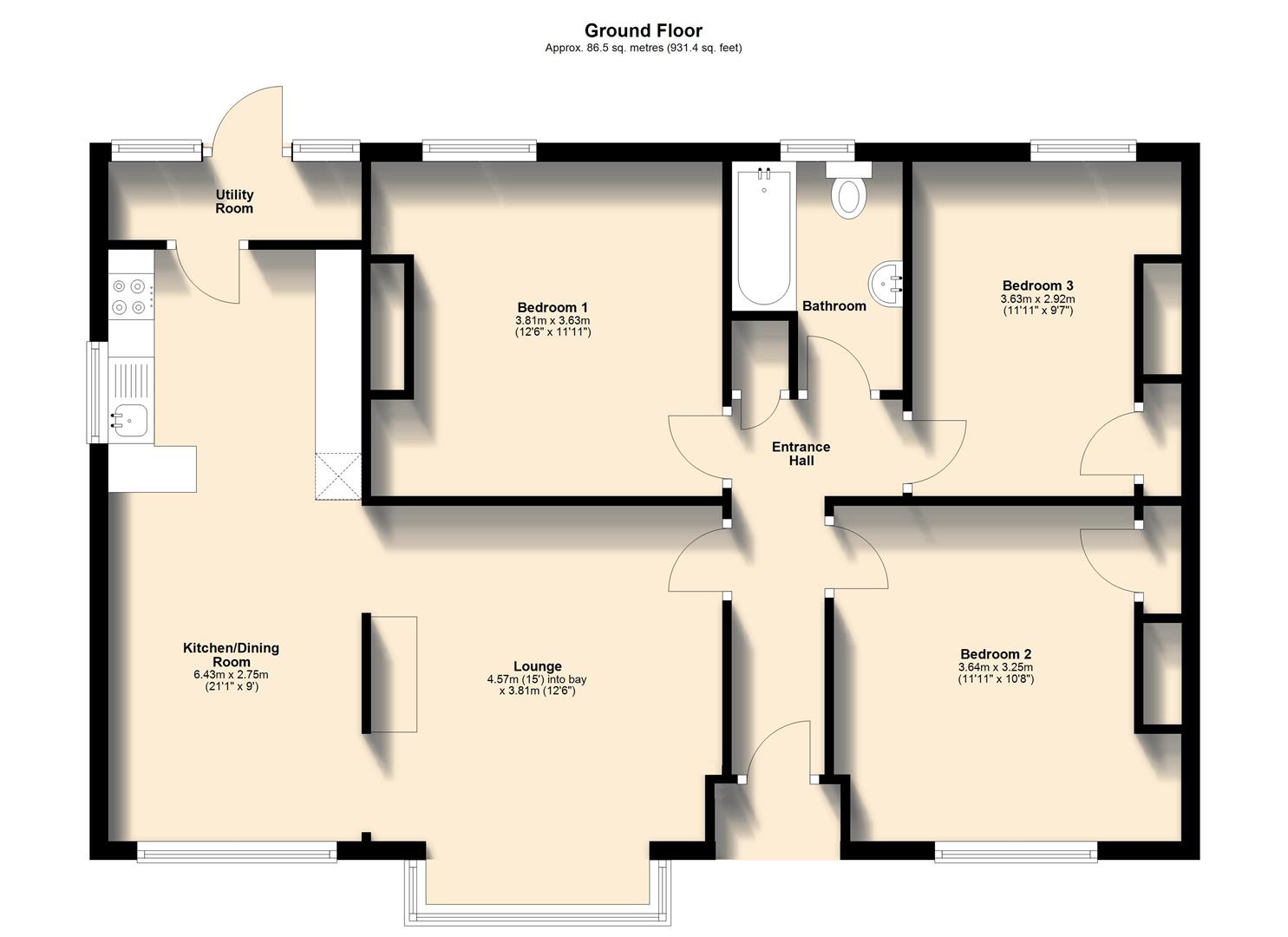34, Fort Austin Avenue, Plymouth floorplan