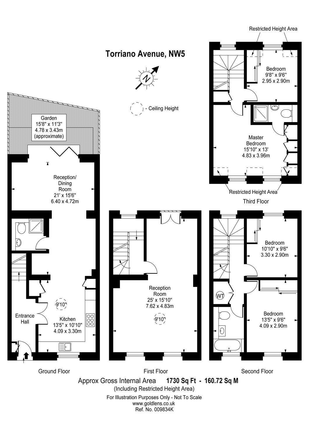 4 Bedrooms Terraced house to rent in Torriano Avenue, London NW5