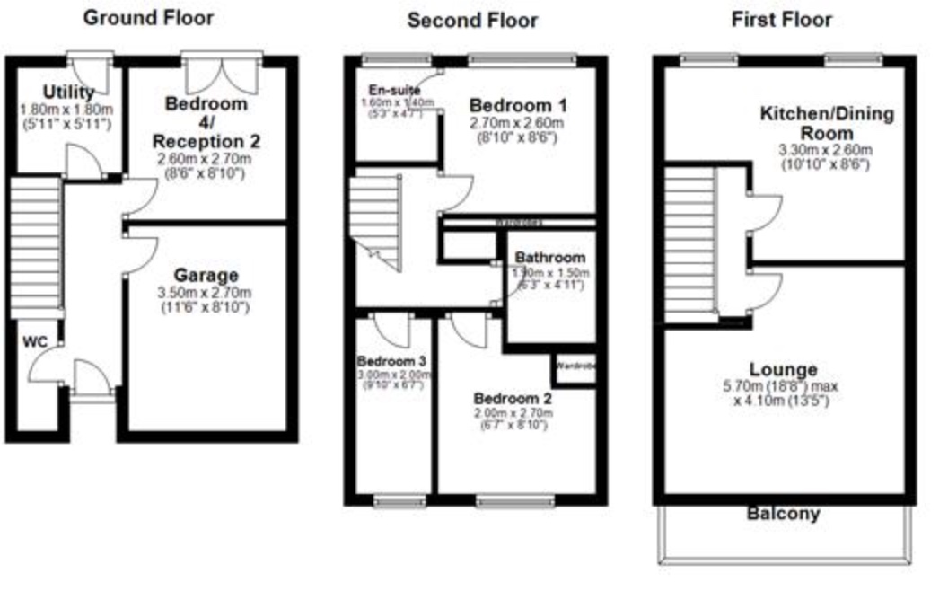 4 Bedrooms Town house for sale in Rollesby Gardens, St. Helens WA9