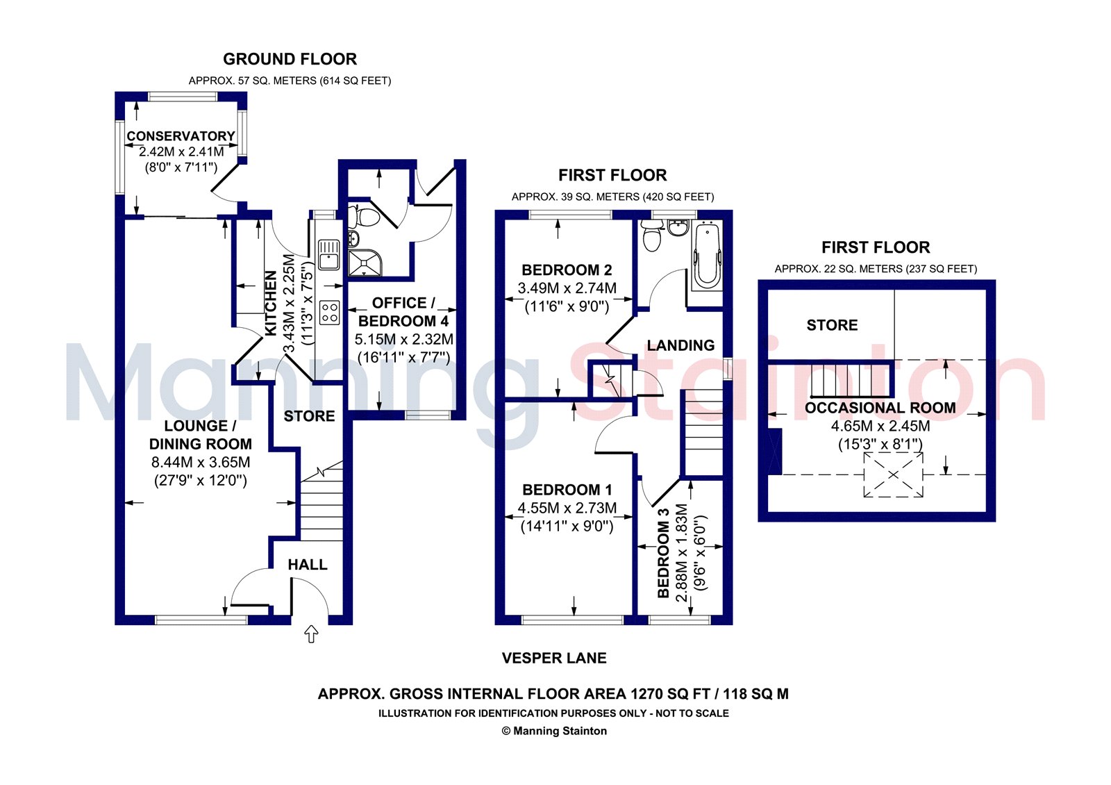 47, Vesper Lane, Leeds floorplan