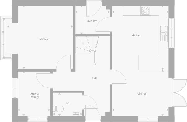 Plot 104, Knights Manor, Tadcaster Road, York floorplan