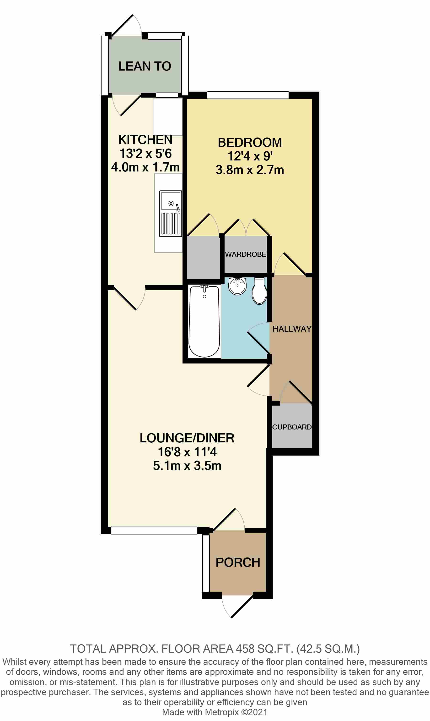 15, Bedford Close, Southampton floorplan