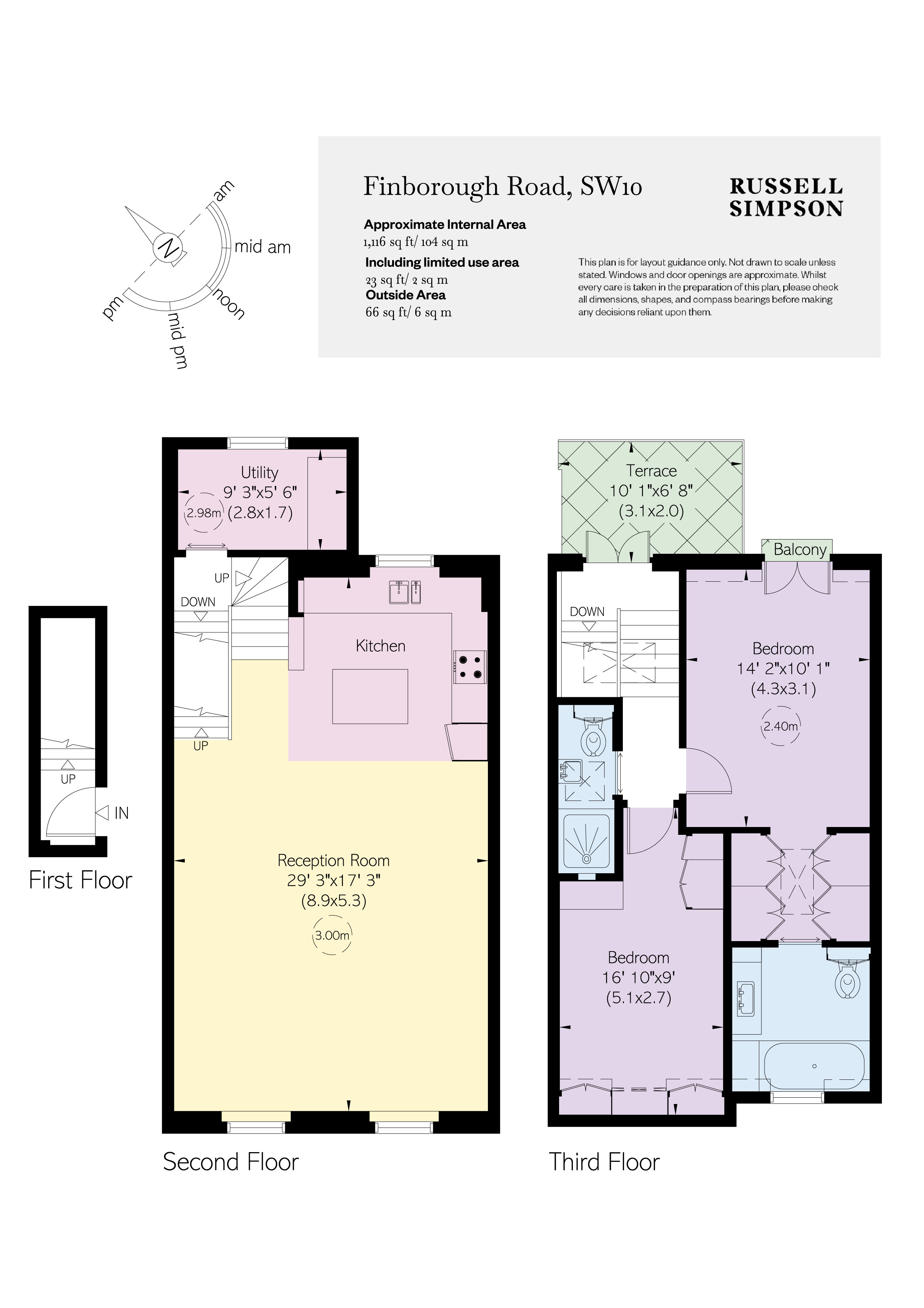 Flat 4, 111, Finborough Road, West Chelsea floorplan