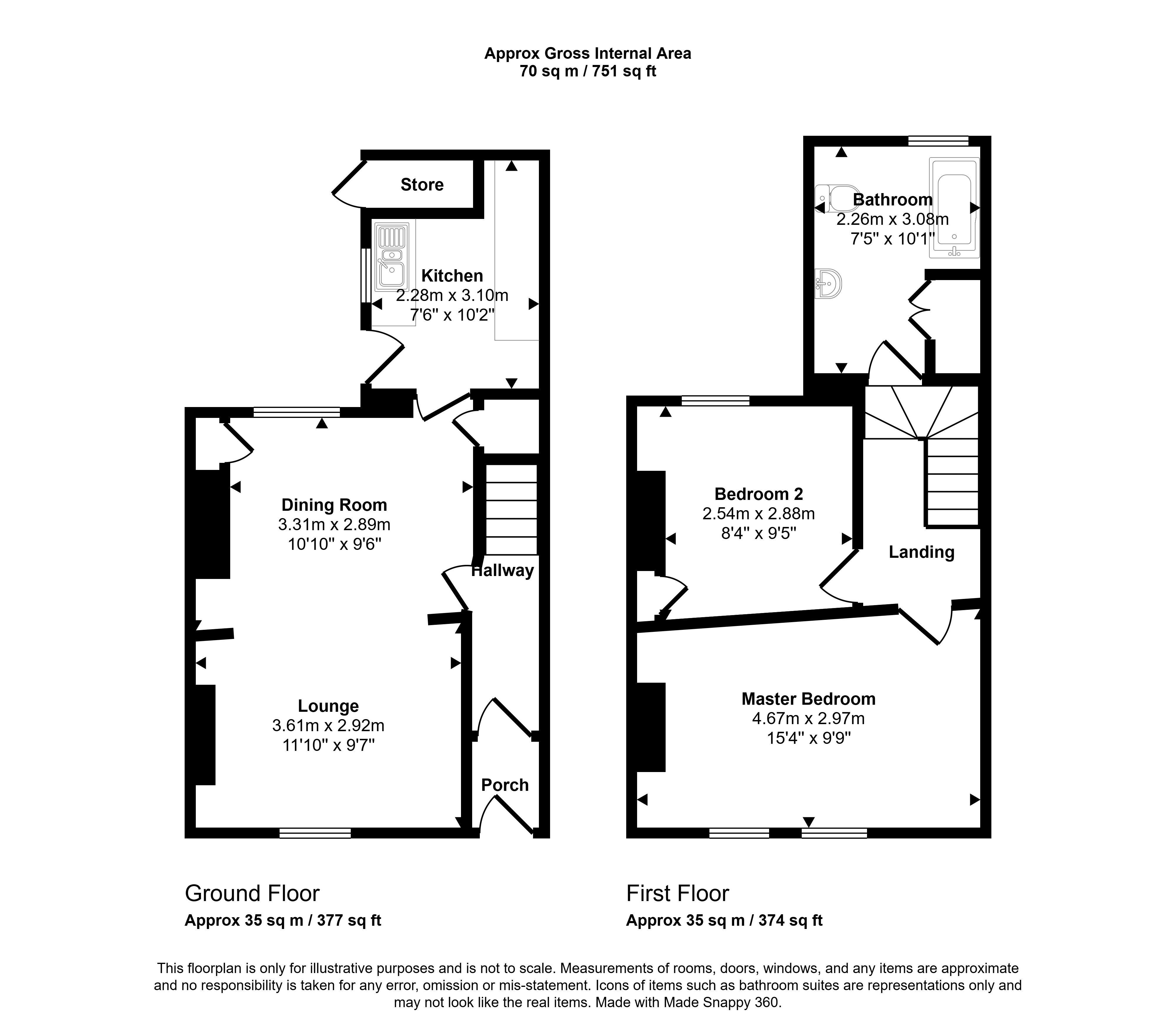 Hoopern Street, Exeter floorplan
