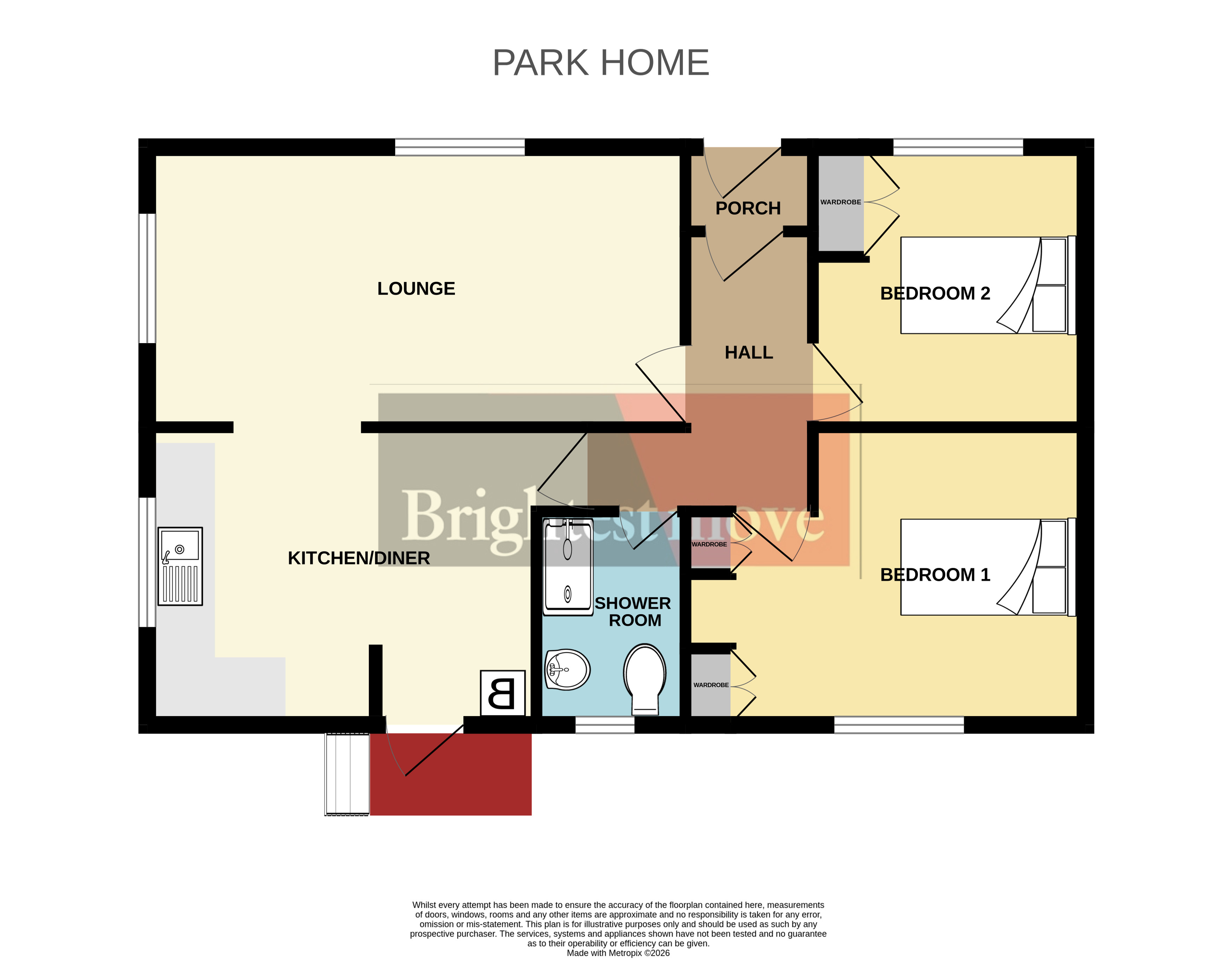 16, Ivy Walk, Banwell floorplan