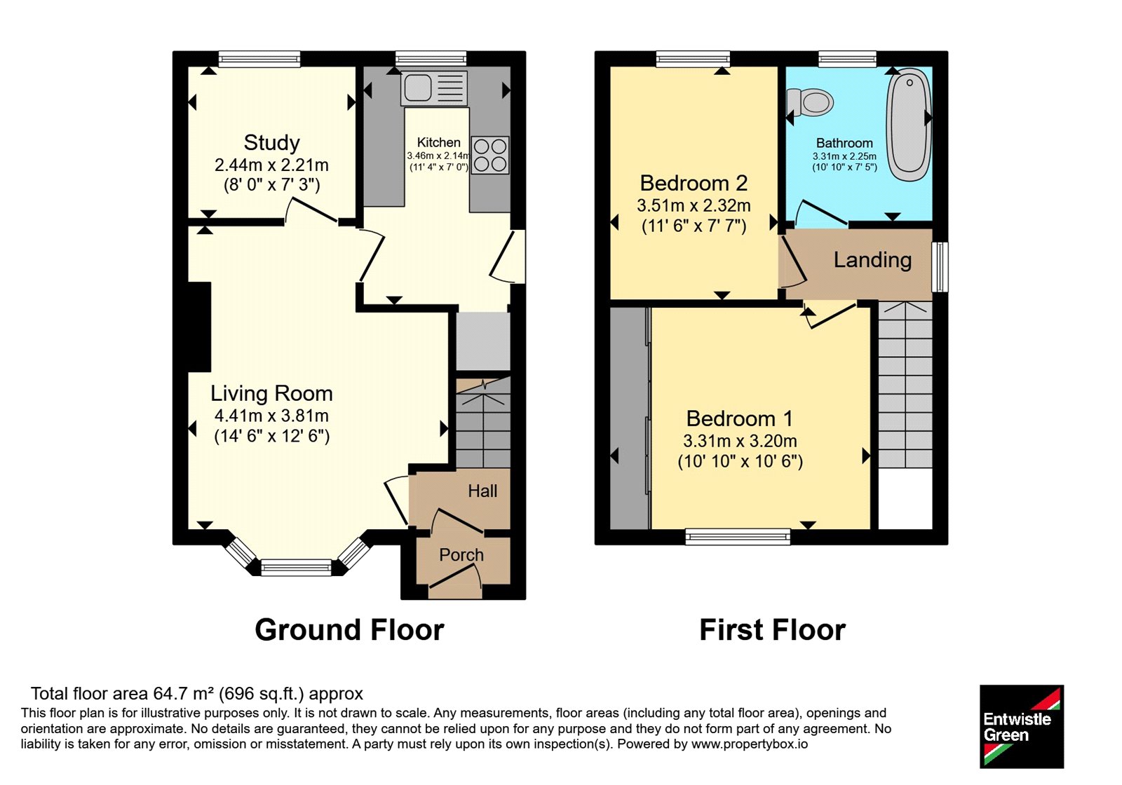 167, Shorrock Lane, Lancashire floorplan