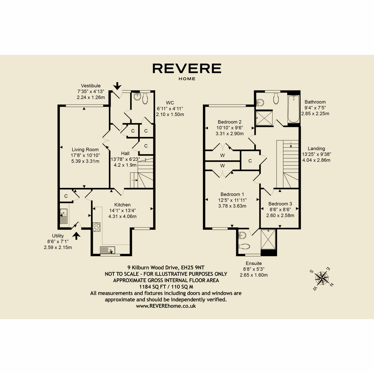 9, Kilburn Wood Drive, Roslin floorplan