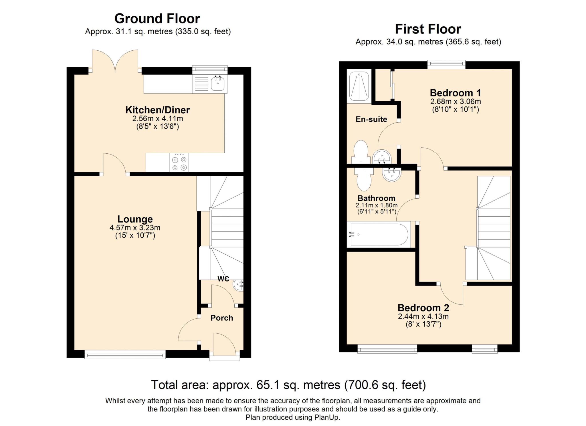 49, Vauxhall Way, Bedfordshire floorplan