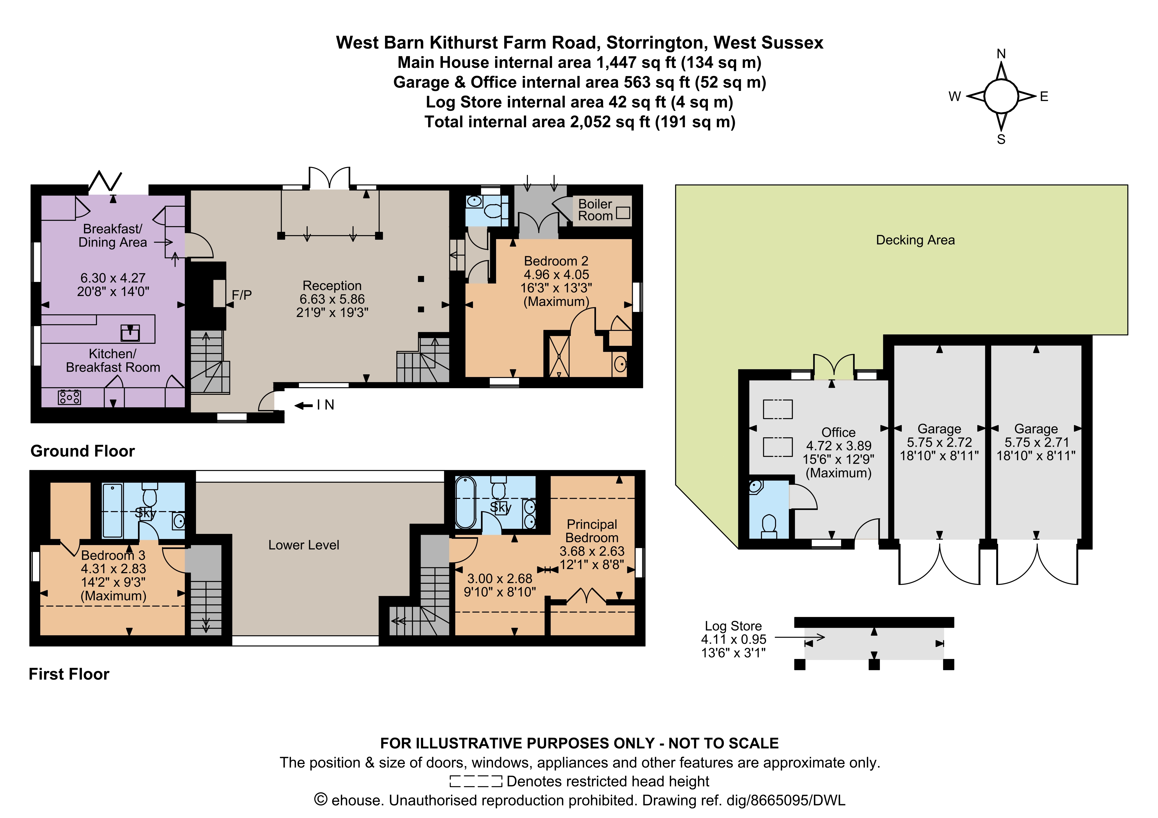 West Barn,, Kithurst Farm Road, Pulborough floorplan