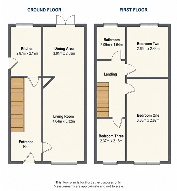 14, Curtis Close, Leicester floorplan