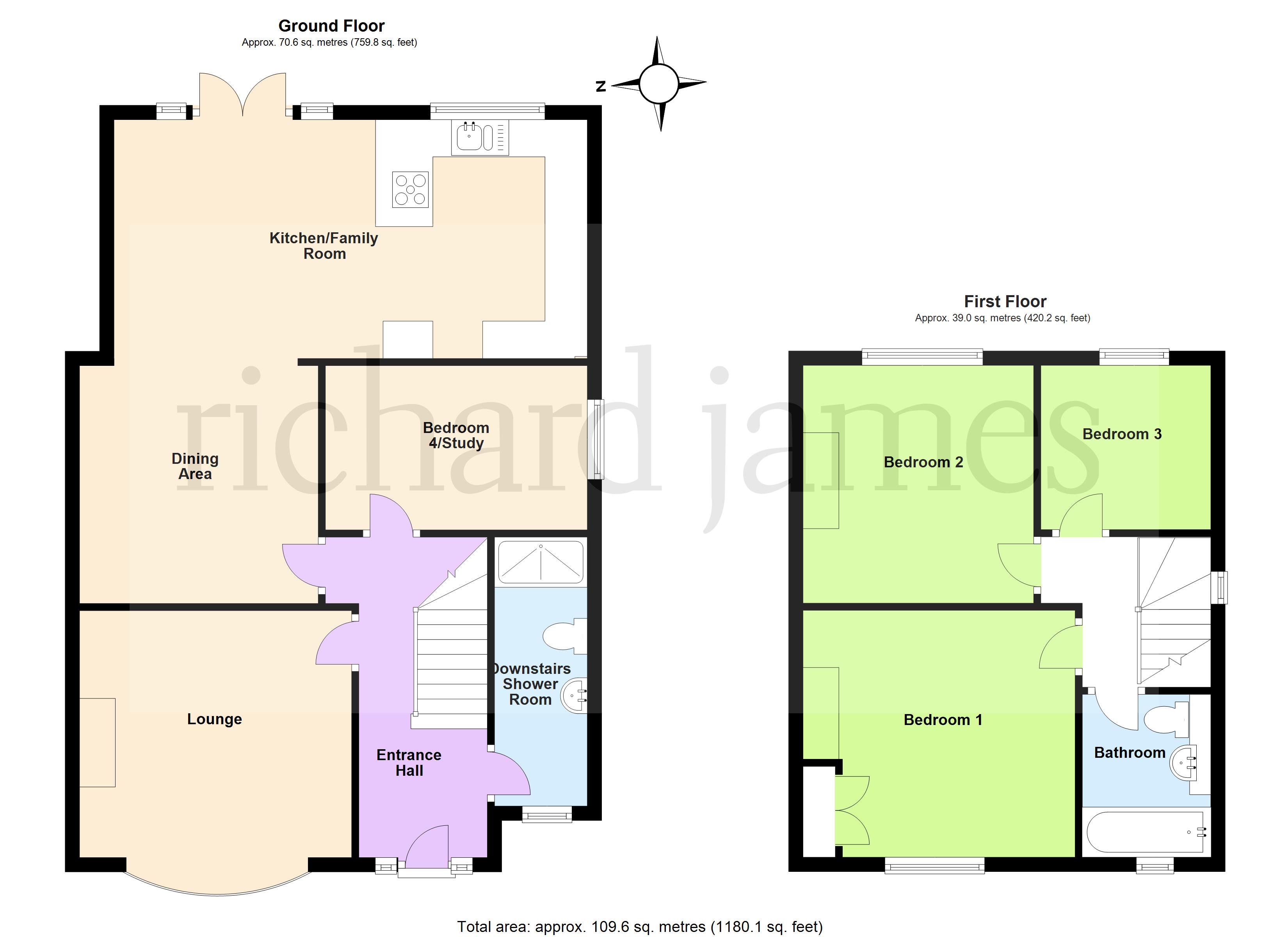114, Rushden Road, Wymington floorplan